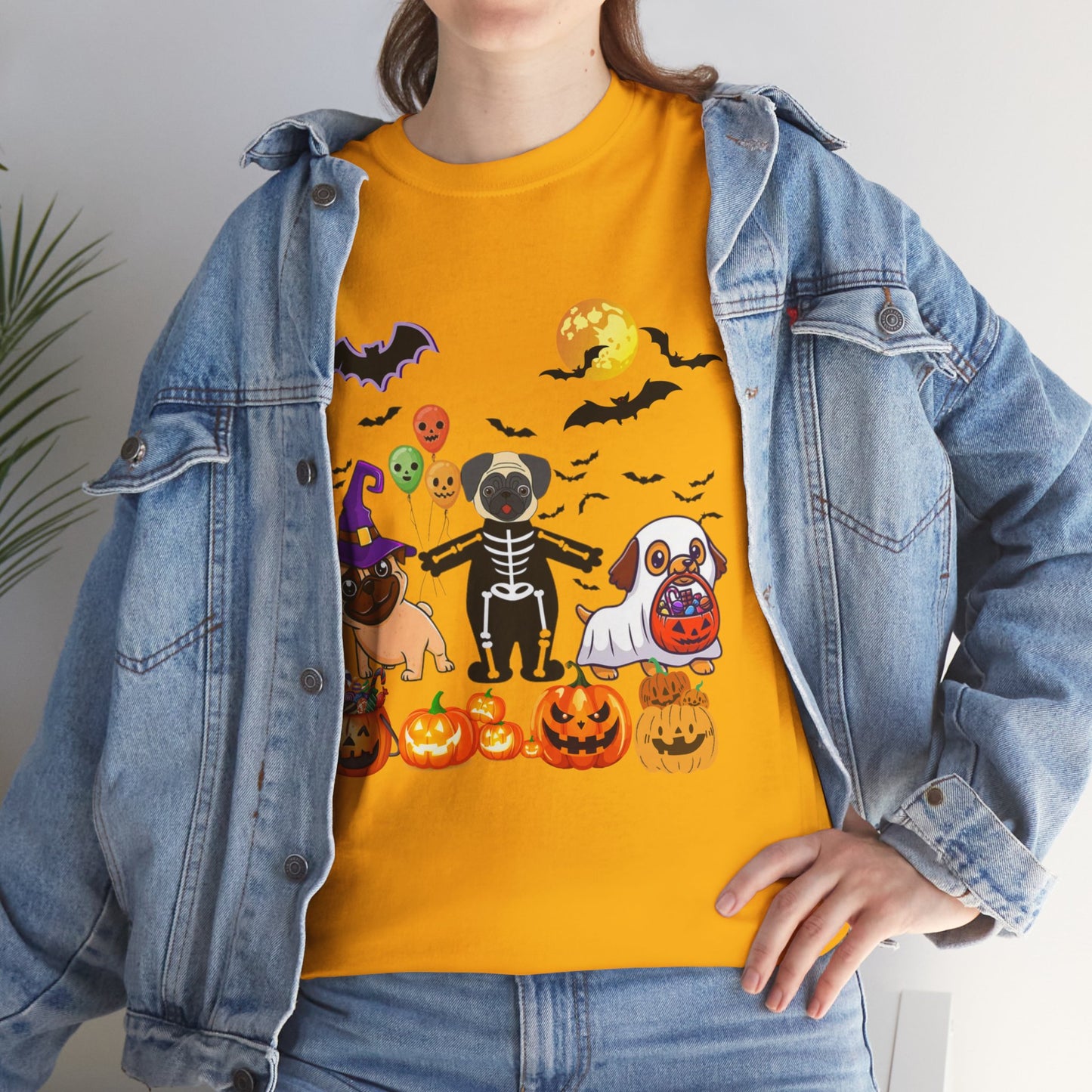 Spooky Season Ghost Dogs Halloween Pumpkin Tshirt, Halloween Dog T-Shirt, Ghost Dog Tee, Pumpkin Shirt, Cute Dogs Tees, Animal Lovers Gift