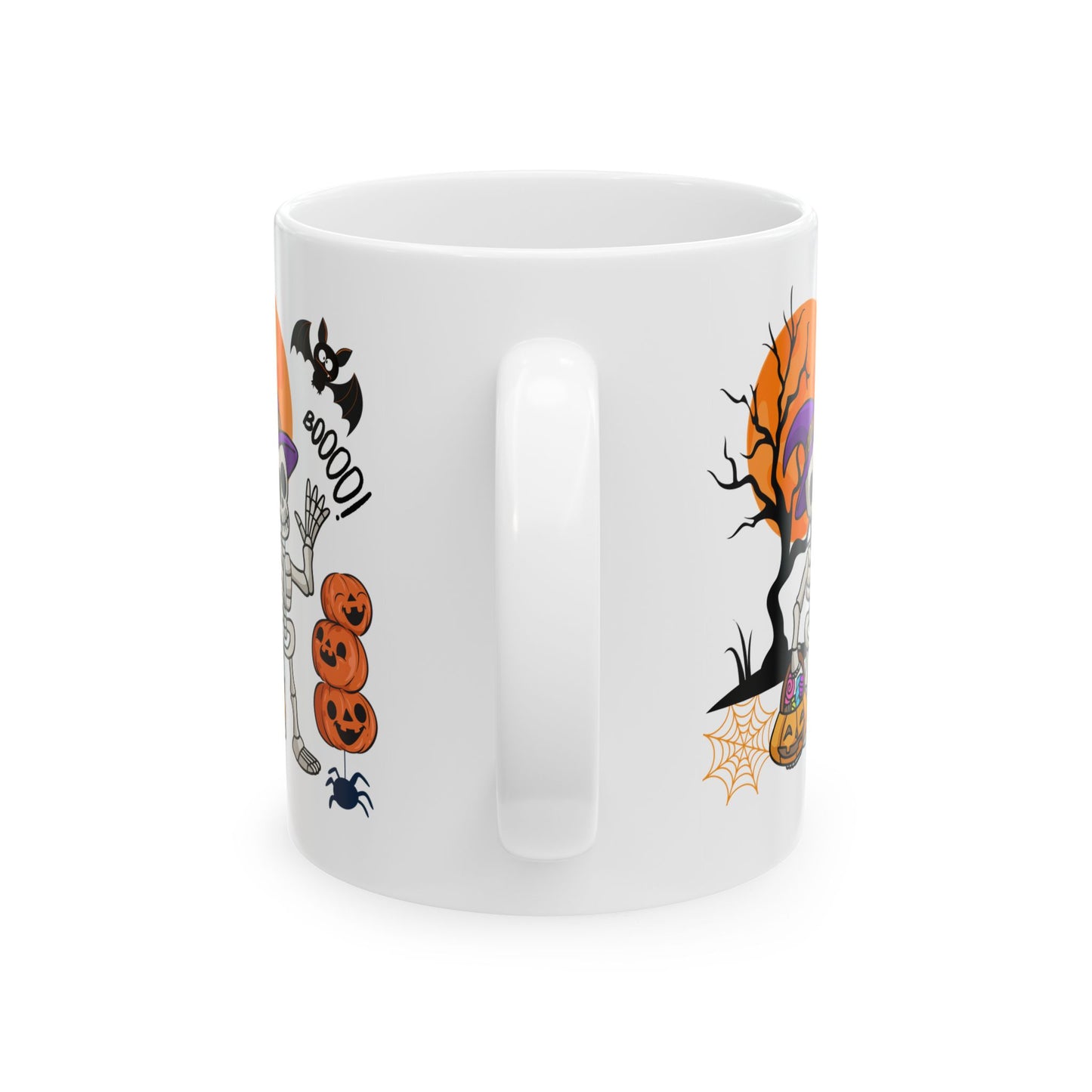 Halloween Skeleton Mugs, Dead Halloween Mugs