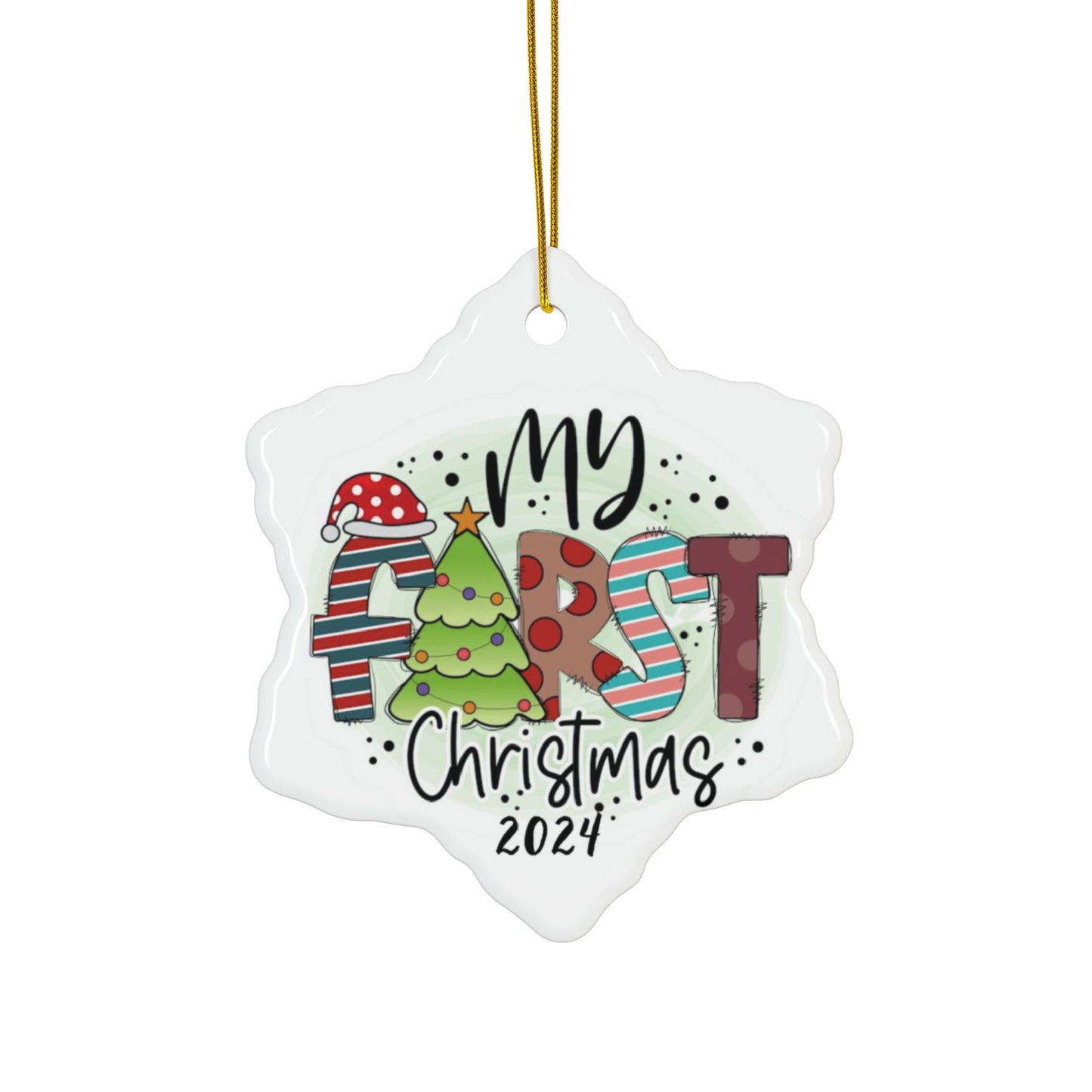 Babys First Christmas 2024 Ornament