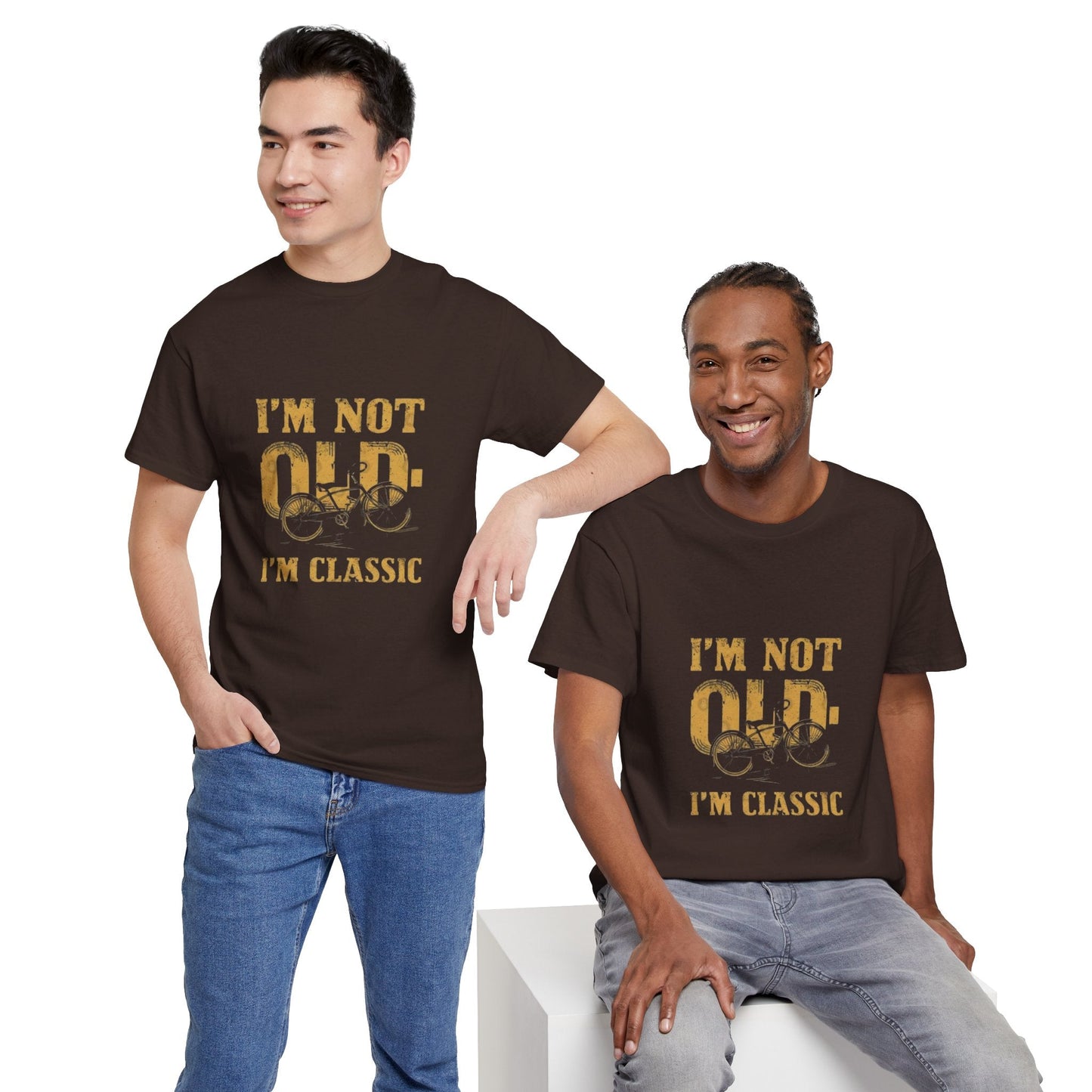 I'm Not Old, I'm Classic Unisex Heavy Cotton Tee, Funny Birthday Gift