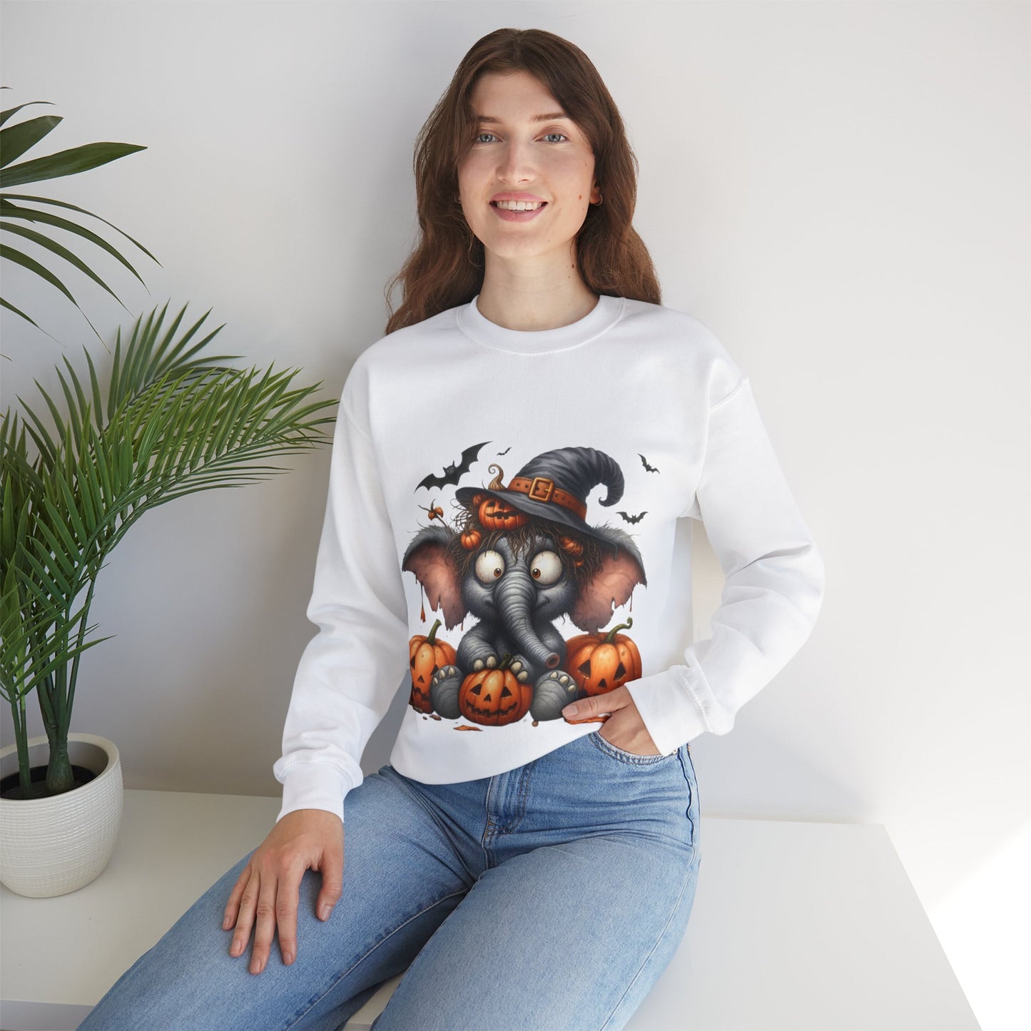 Funny Elephant Halloween Sweetshirt