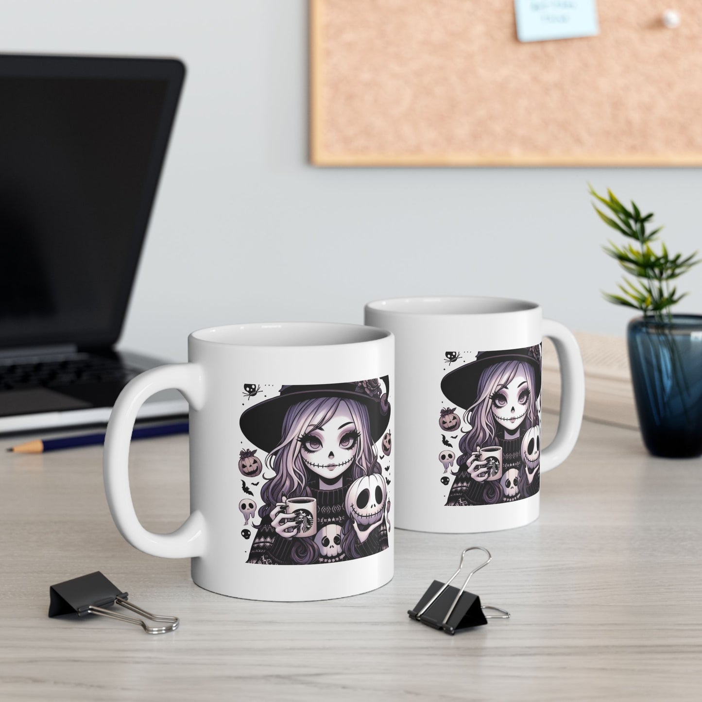 Halloween Girl Mugs, Girl Ghost Mugs