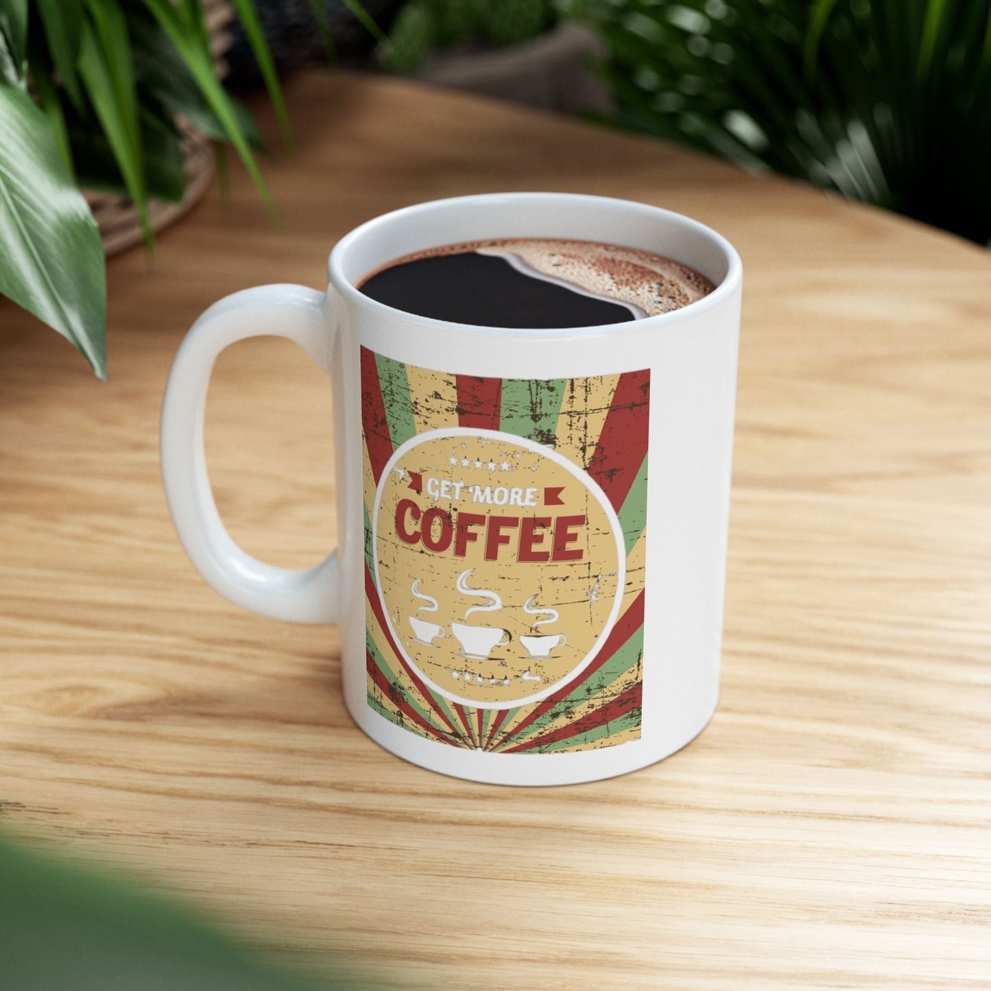 Retro Coffee Lovers Ceramic Mug - 11oz & 15oz