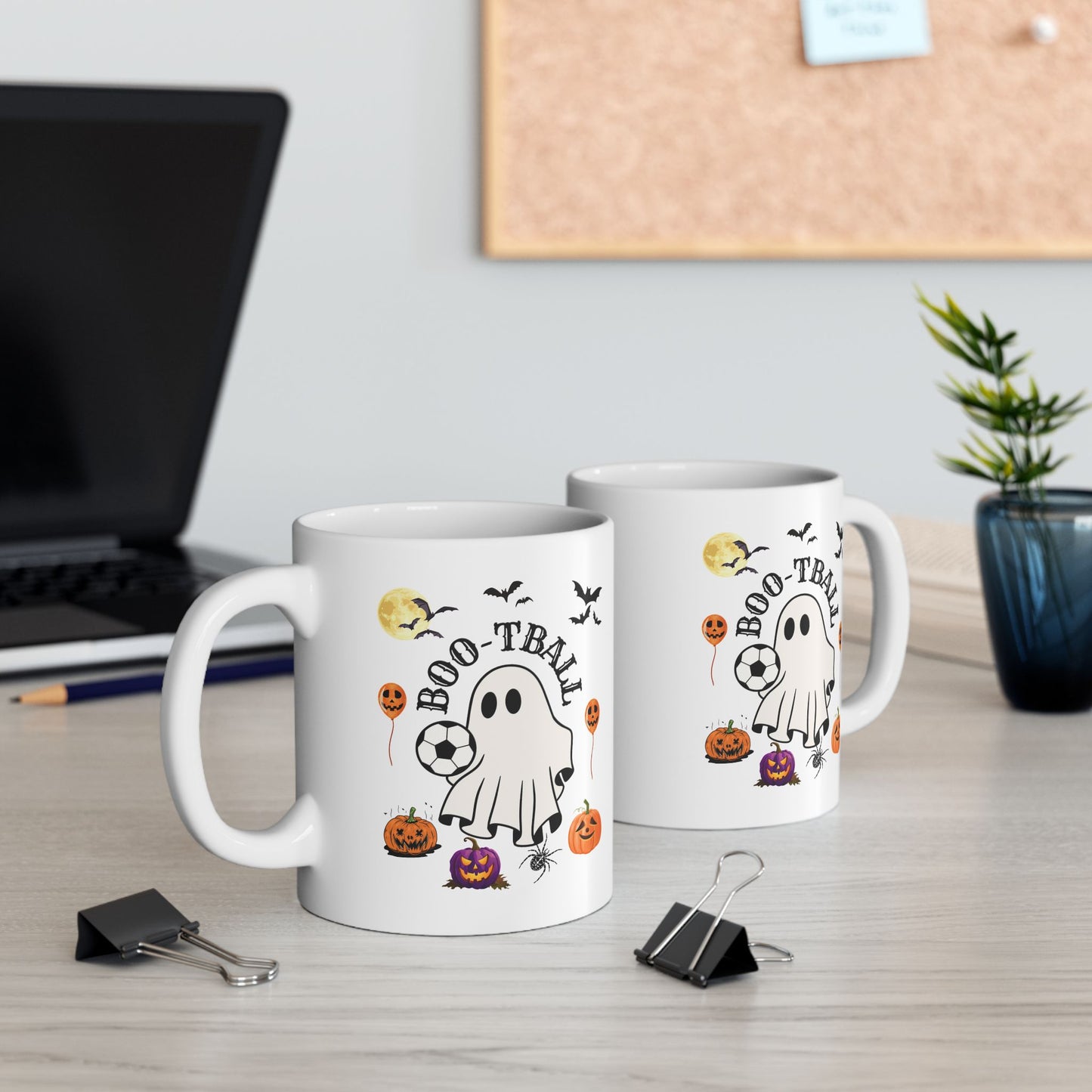 Boo-Tball Mugs, Halloween Mugs