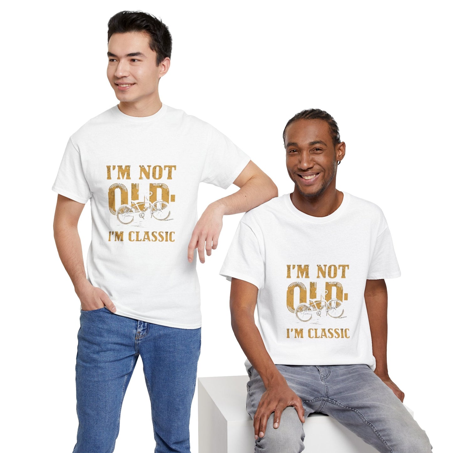 I'm Not Old, I'm Classic Unisex Heavy Cotton Tee, Funny Birthday Gift