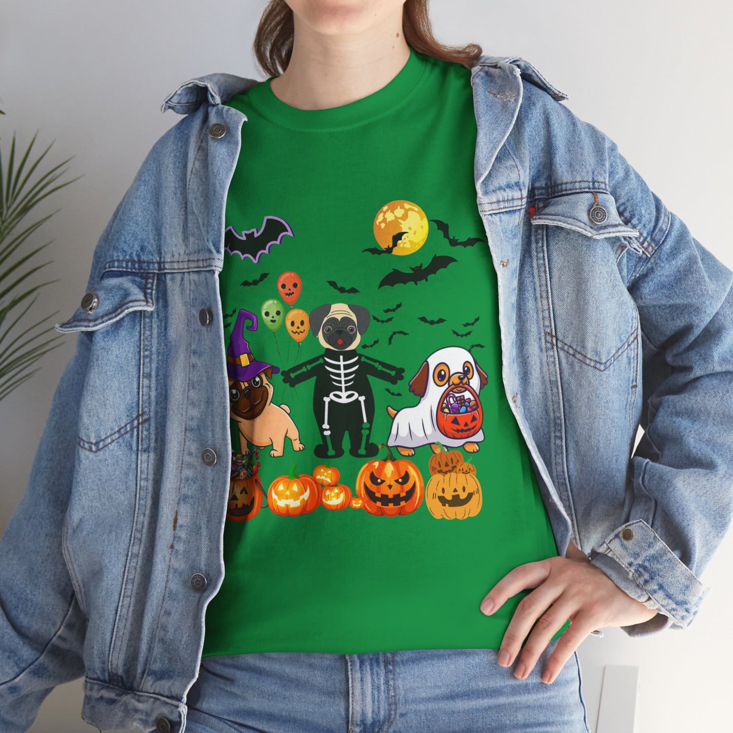 Spooky Season Ghost Dogs Halloween Pumpkin Tshirt, Halloween Dog T-Shirt, Ghost Dog Tee, Pumpkin Shirt, Cute Dogs Tees, Animal Lovers Gift