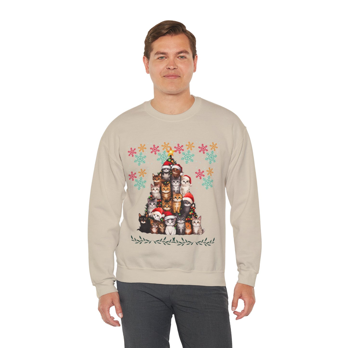 Funny Cats Christmas Sweatshirt