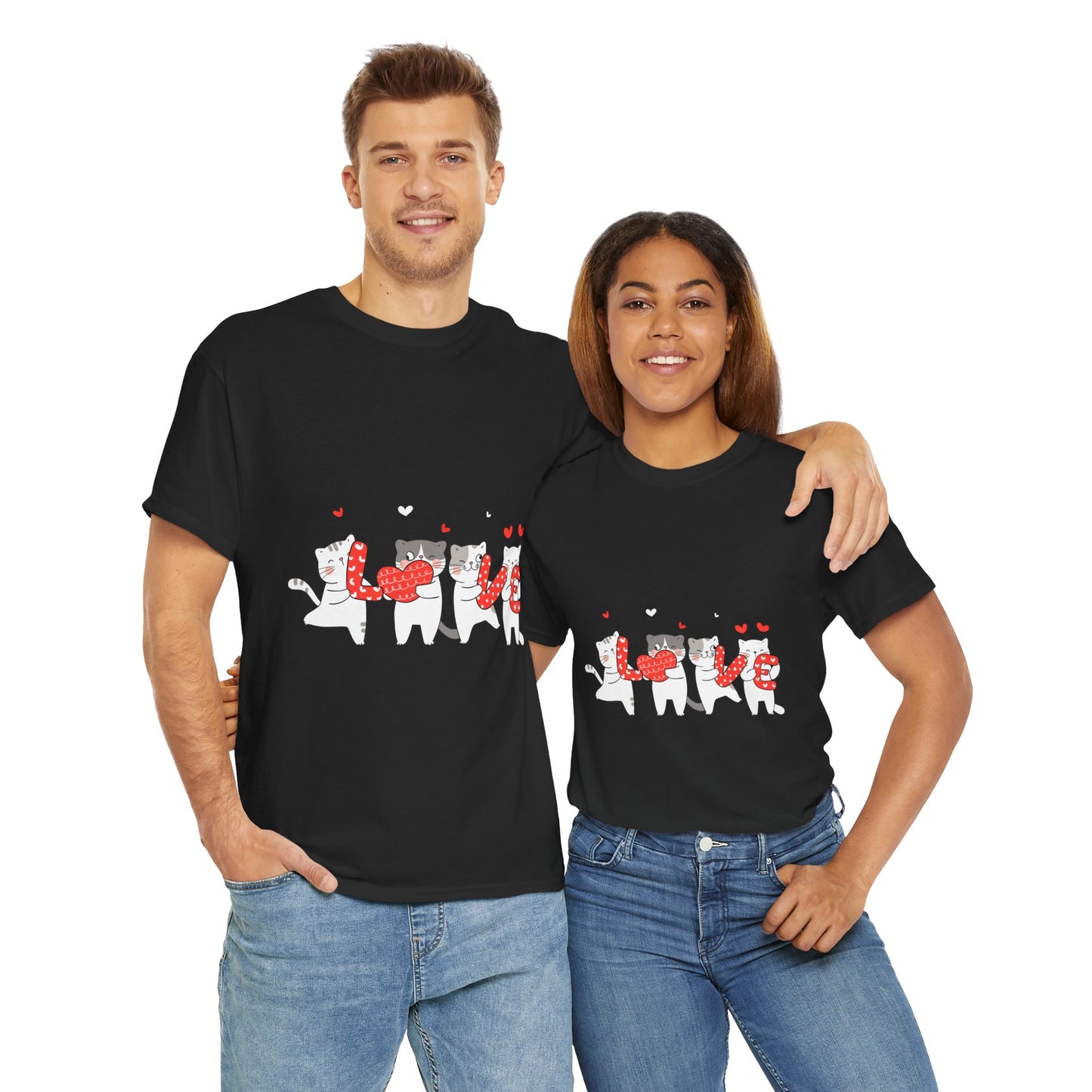 Cats Lover Valentine Shirt, Valentine's Day Gift