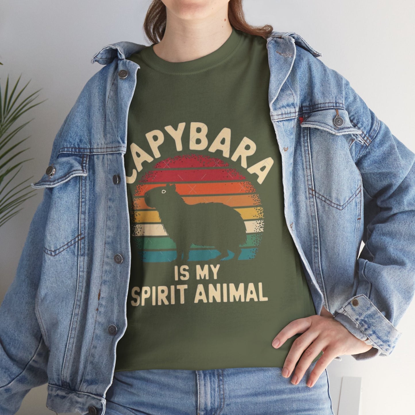 Capybara Spirit Animal T-Shirt - Fun & Trendy Graphic Tee
