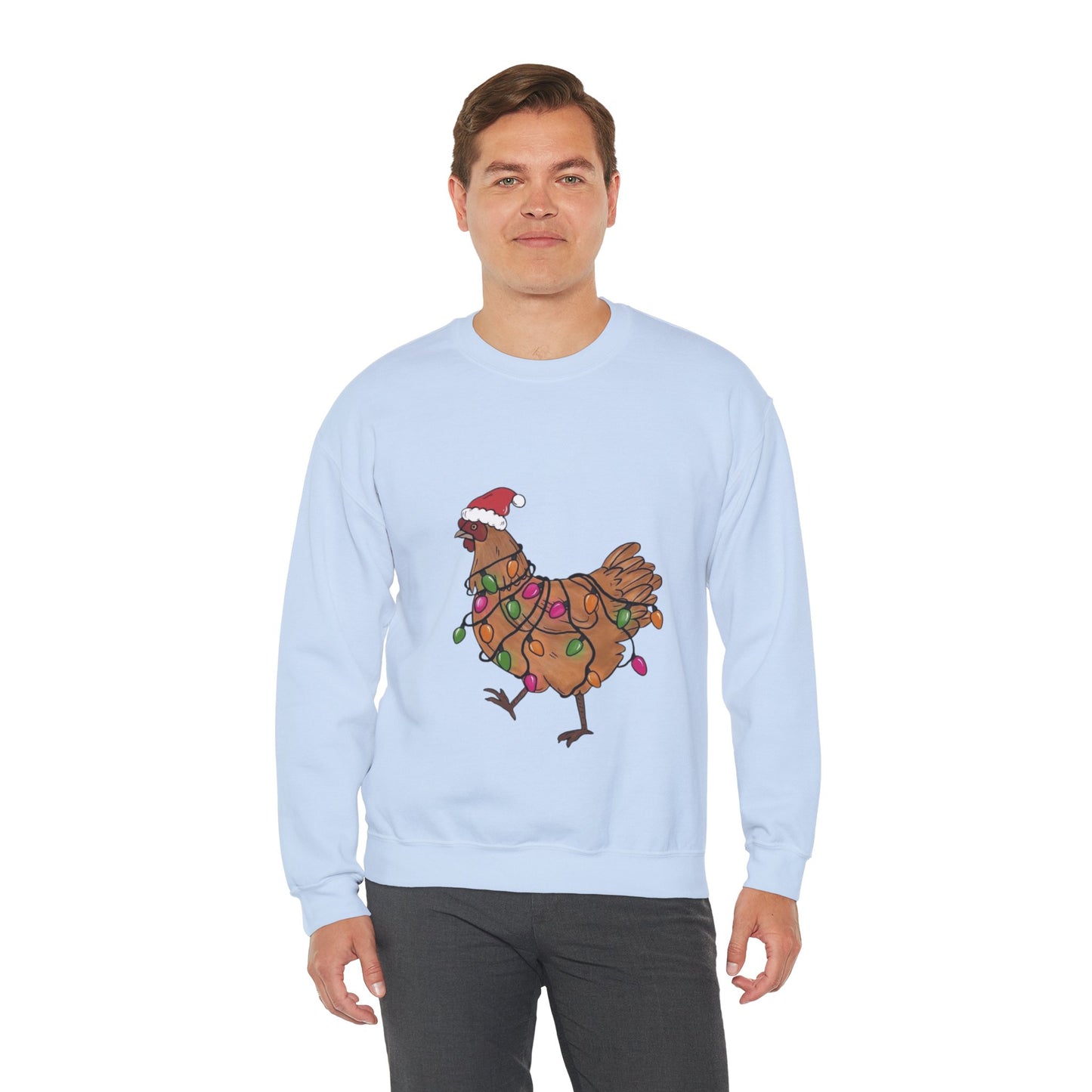 Funny Christmas Chicken Sweatshirt