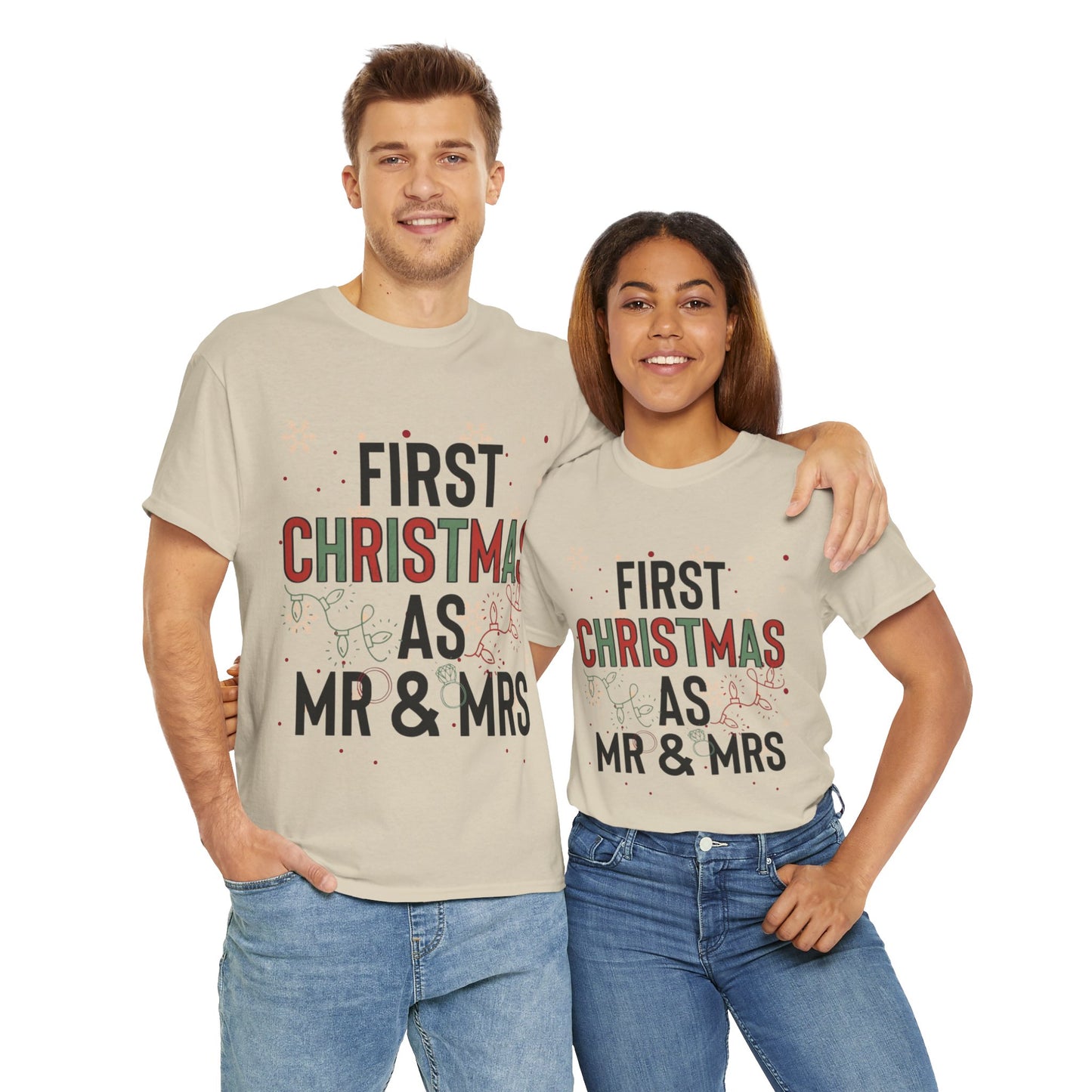 First Christmas As Mr and Mrs Christmas Shirt