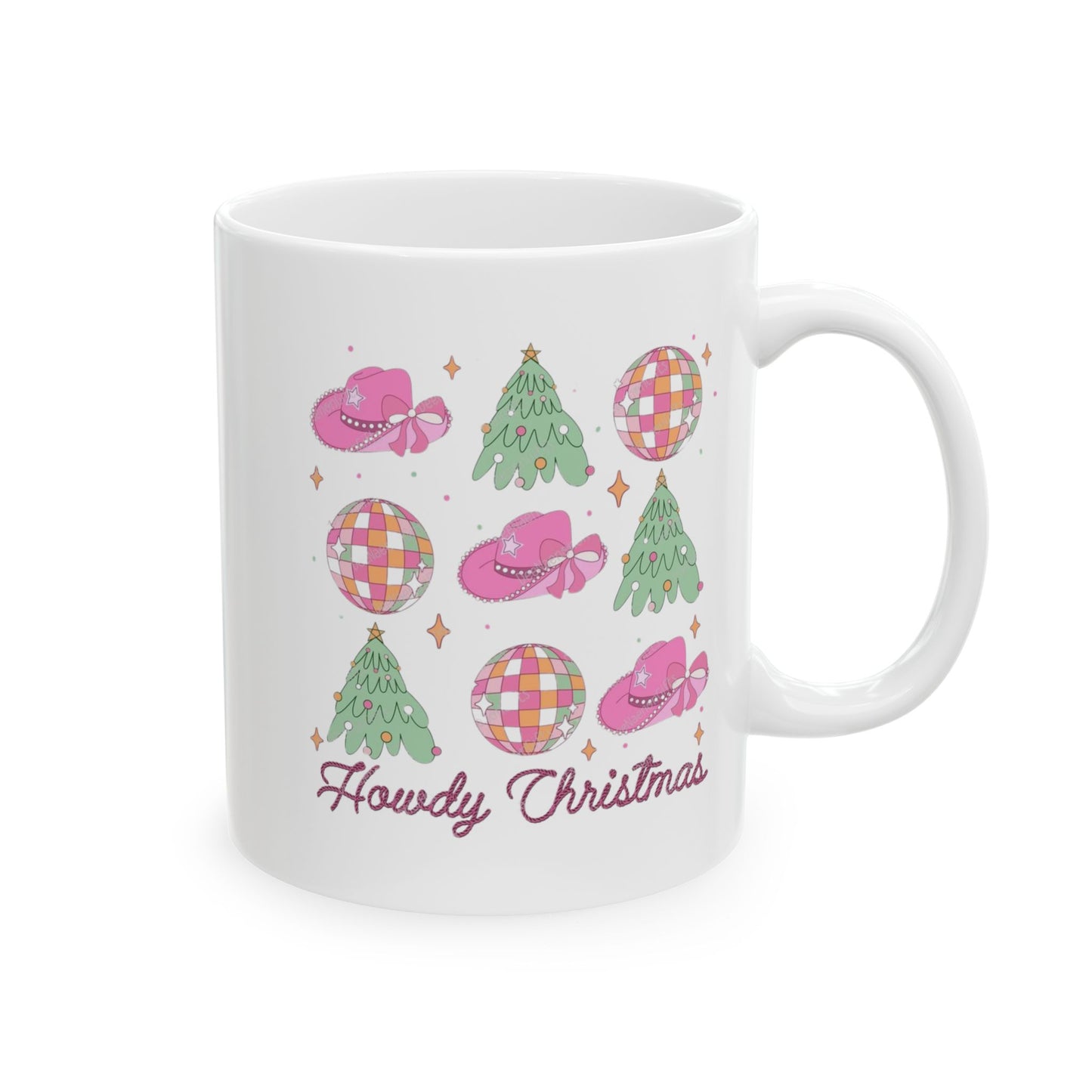 Howdy Christmas Mugs