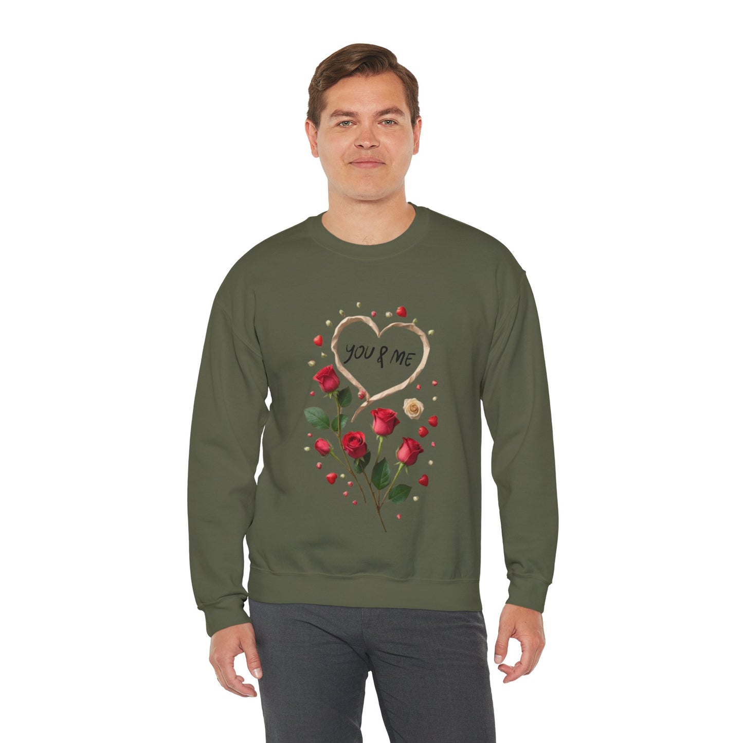 You And Me Love Sweatshirt, Romantic Couples Love Gift