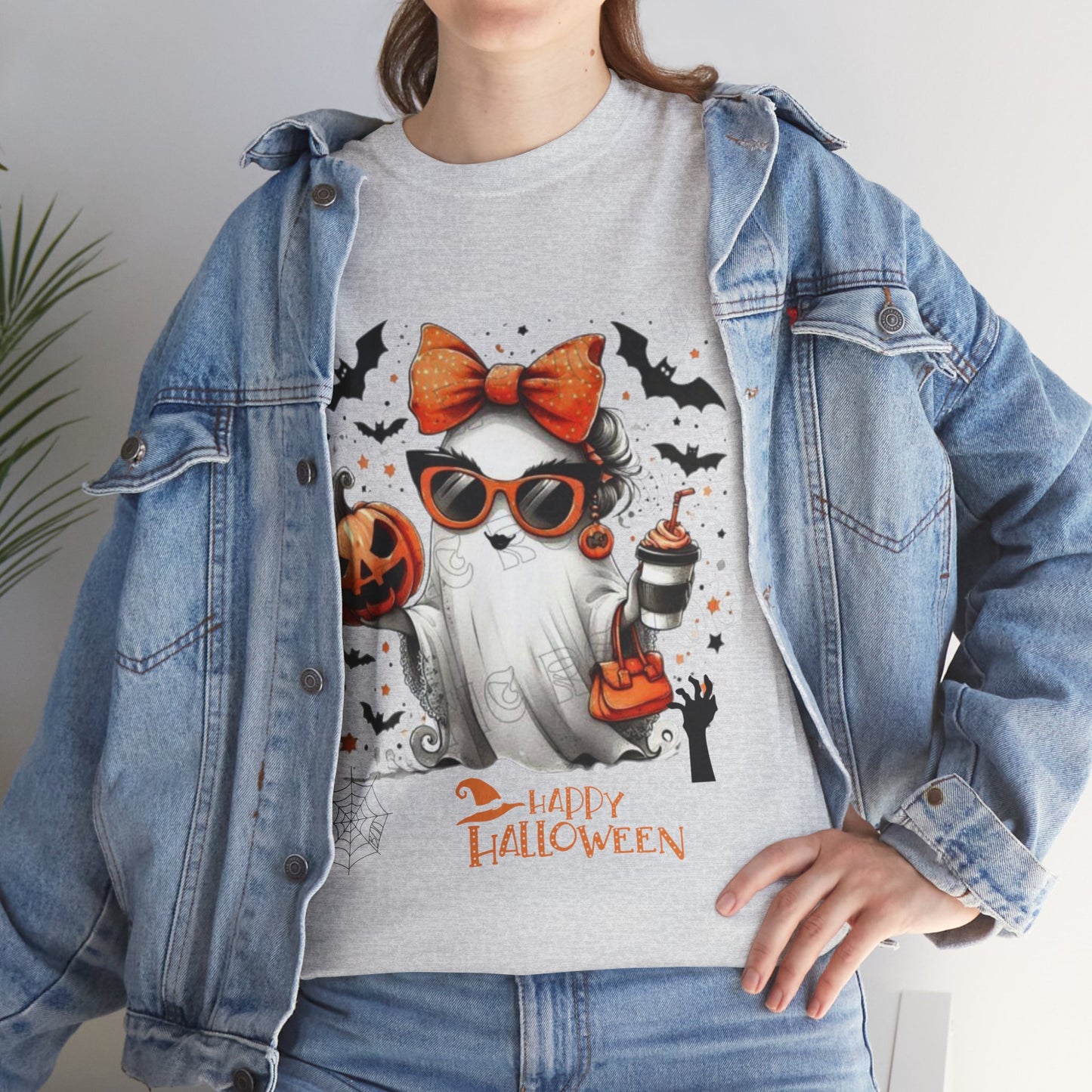 Halloween Girl Shirt, Girl Ghost Shirt