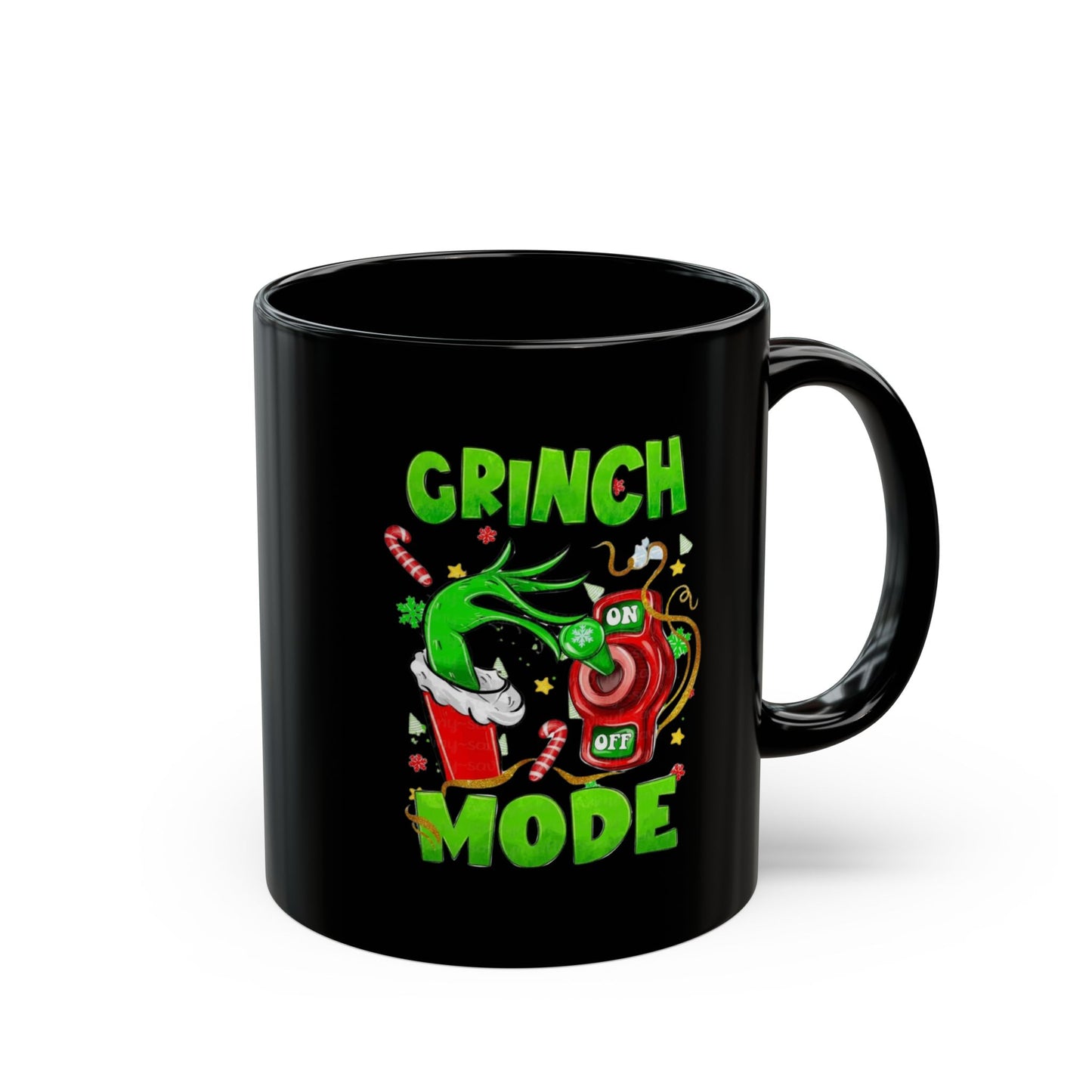 Grinch Mode On Christmas Mugs