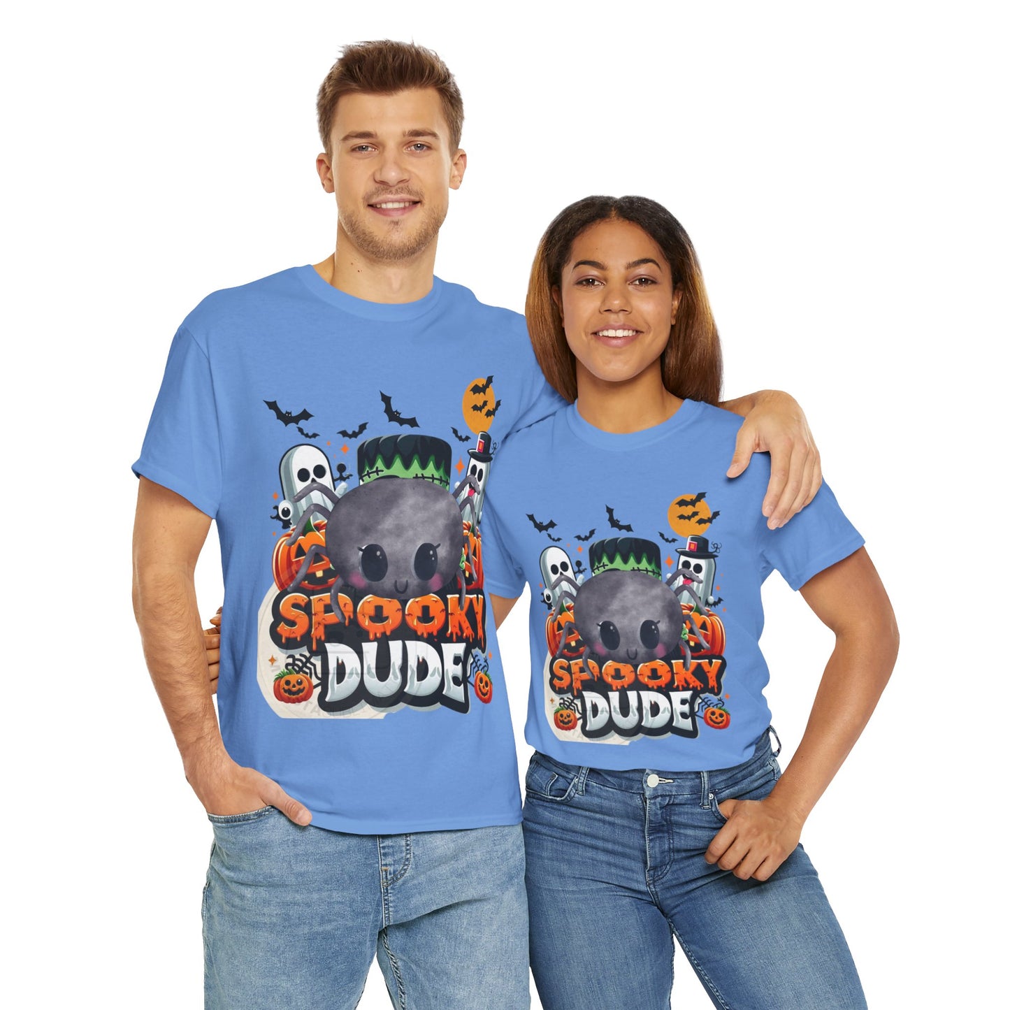 Spooky Dude Shirt, Vintage Halloween Clothing, Trick Or Treat Apparel, Pumpkin Shirt, Spooky Vibes Tee, Cute Halloween Costume, Funny Shirt Gift