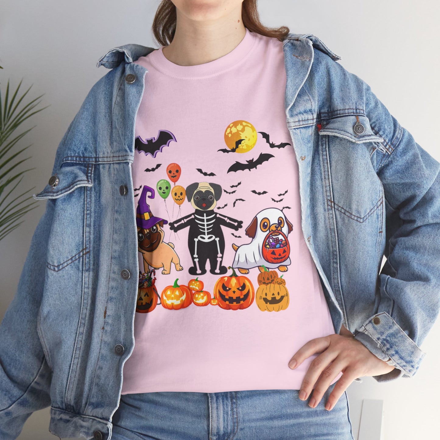 Spooky Season Ghost Dogs Halloween Pumpkin Tshirt, Halloween Dog T-Shirt, Ghost Dog Tee, Pumpkin Shirt, Cute Dogs Tees, Animal Lovers Gift