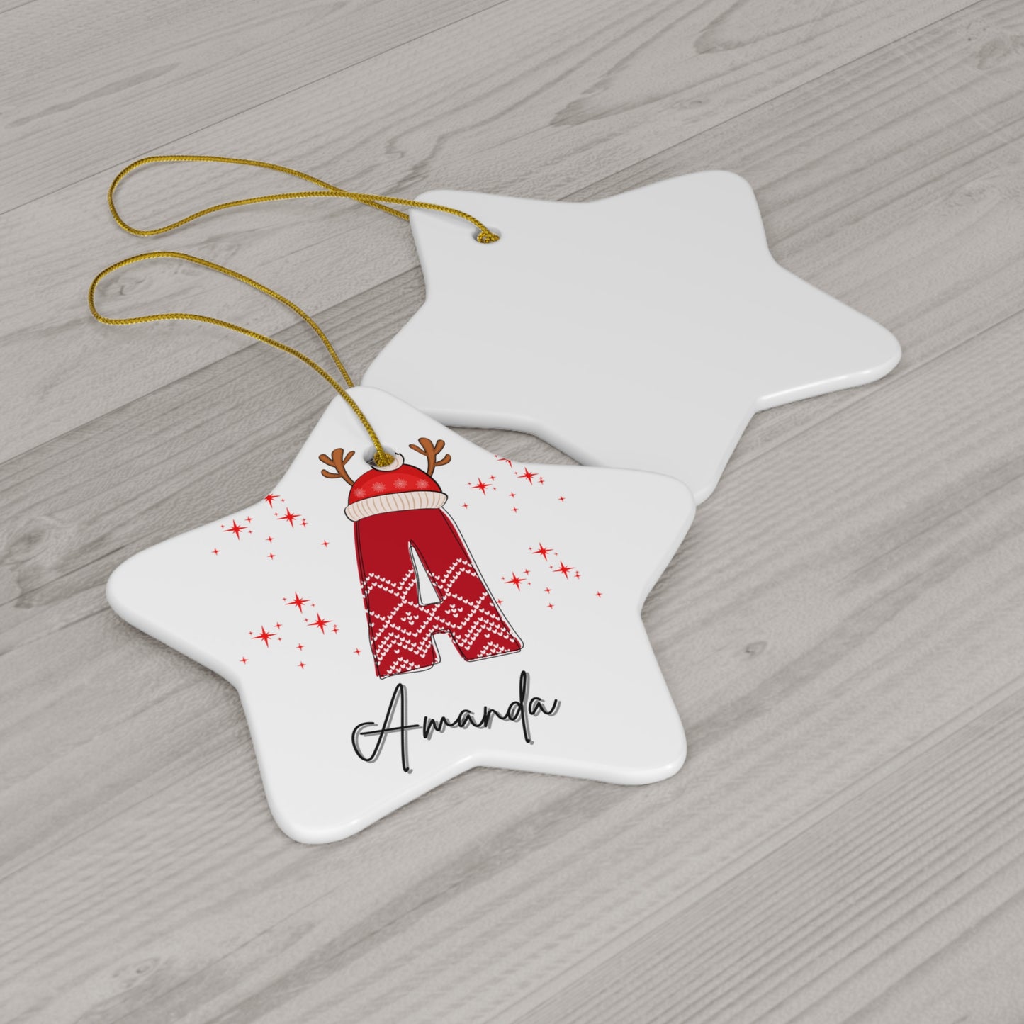 Family Christmas Name Ornament