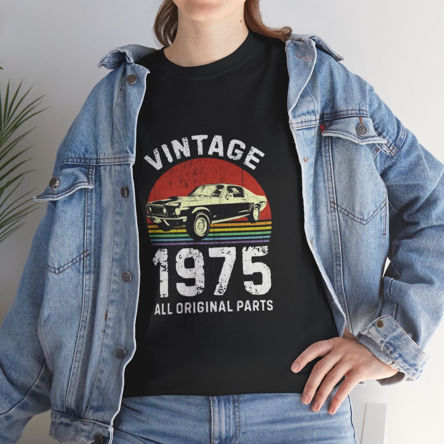 Vintage 1975 Graphic Unisex Heavy Cotton Tee