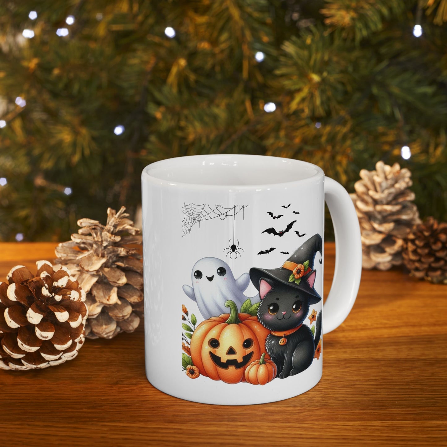 Mugs Halloween, Cool Halloween Cat Mugs, Cat Lover Mugs, Black Cat Mugs, 2024 Spooky Seas, Autumn Gift, Mugs Gift