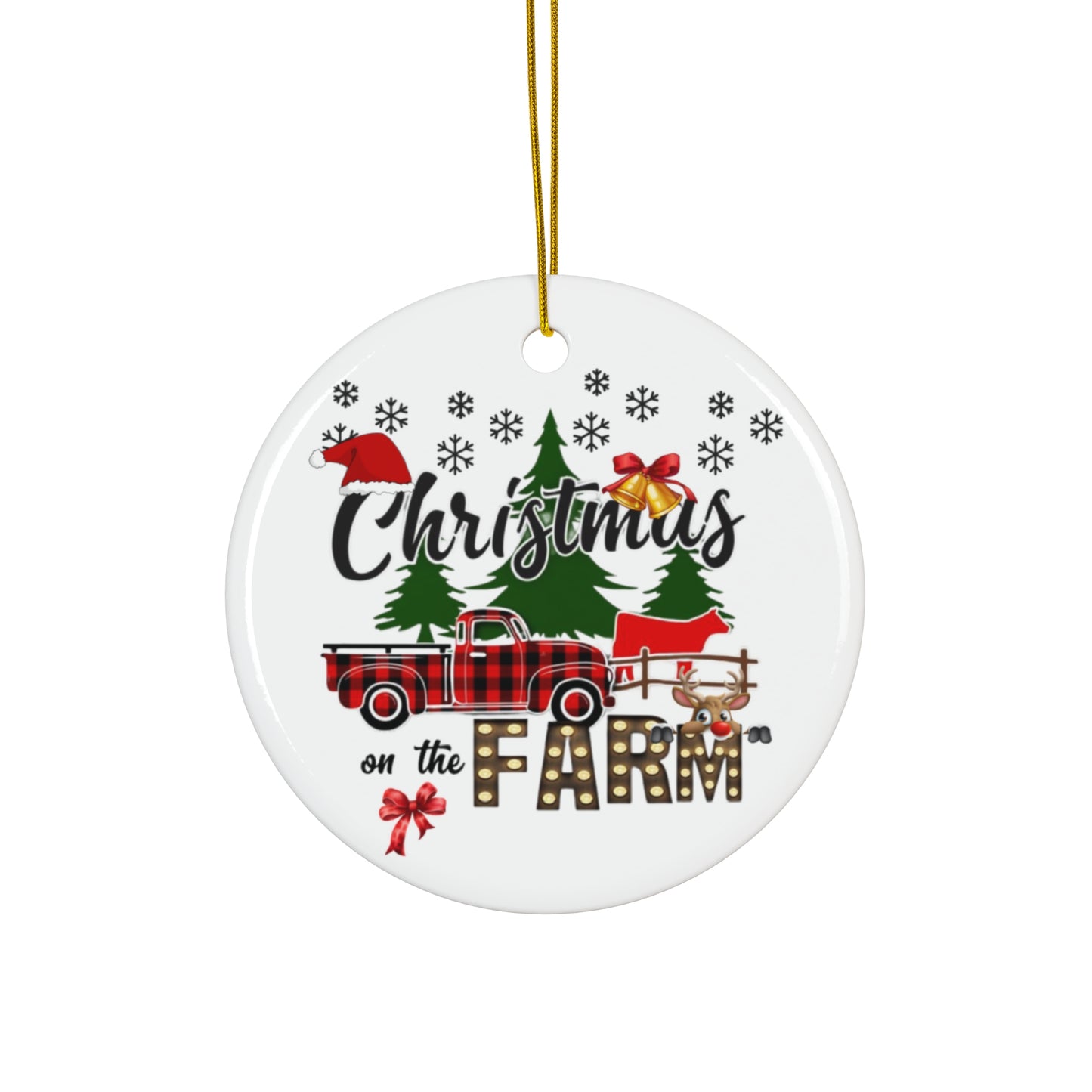 Christmas on the Farm Ornament