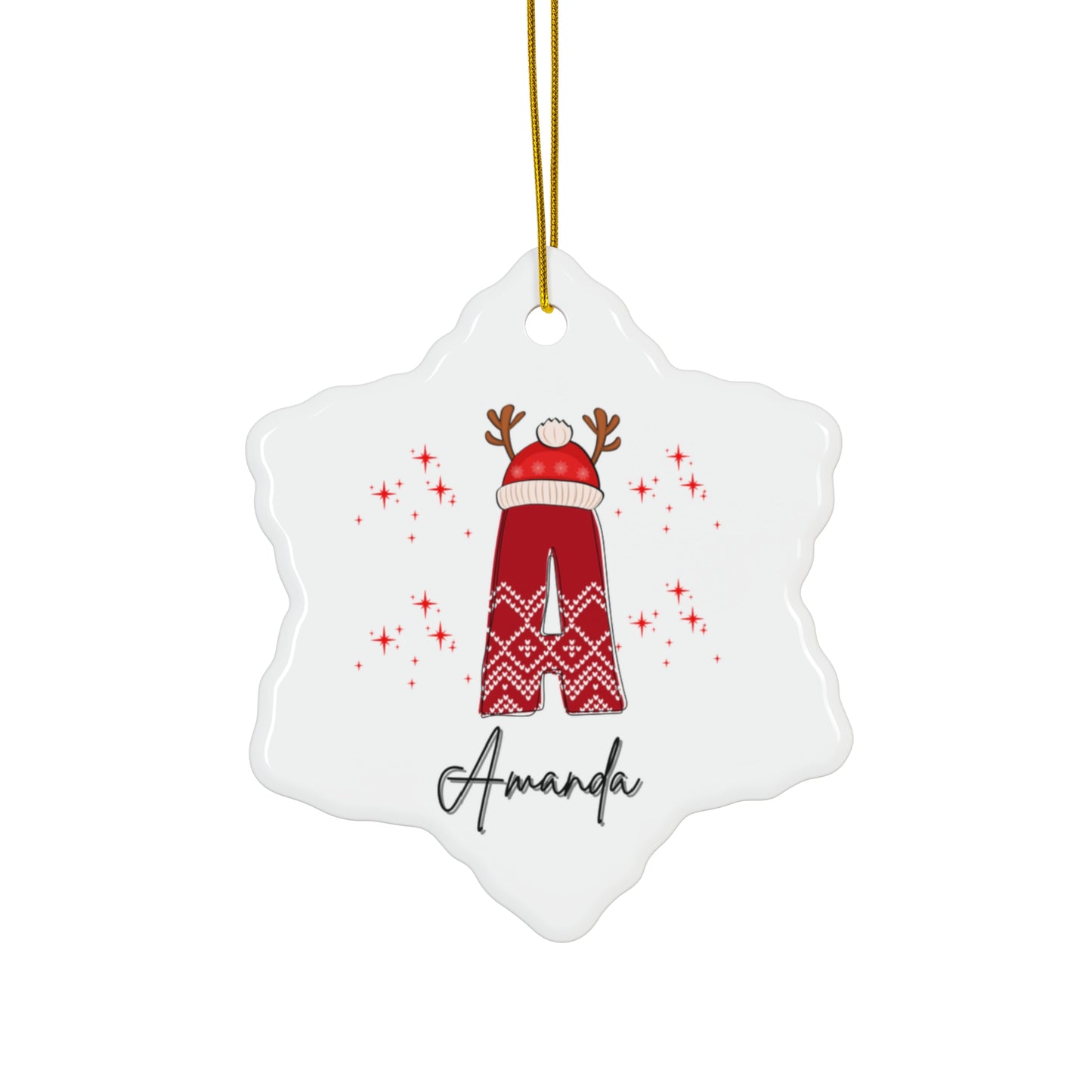 Family Christmas Name Ornament