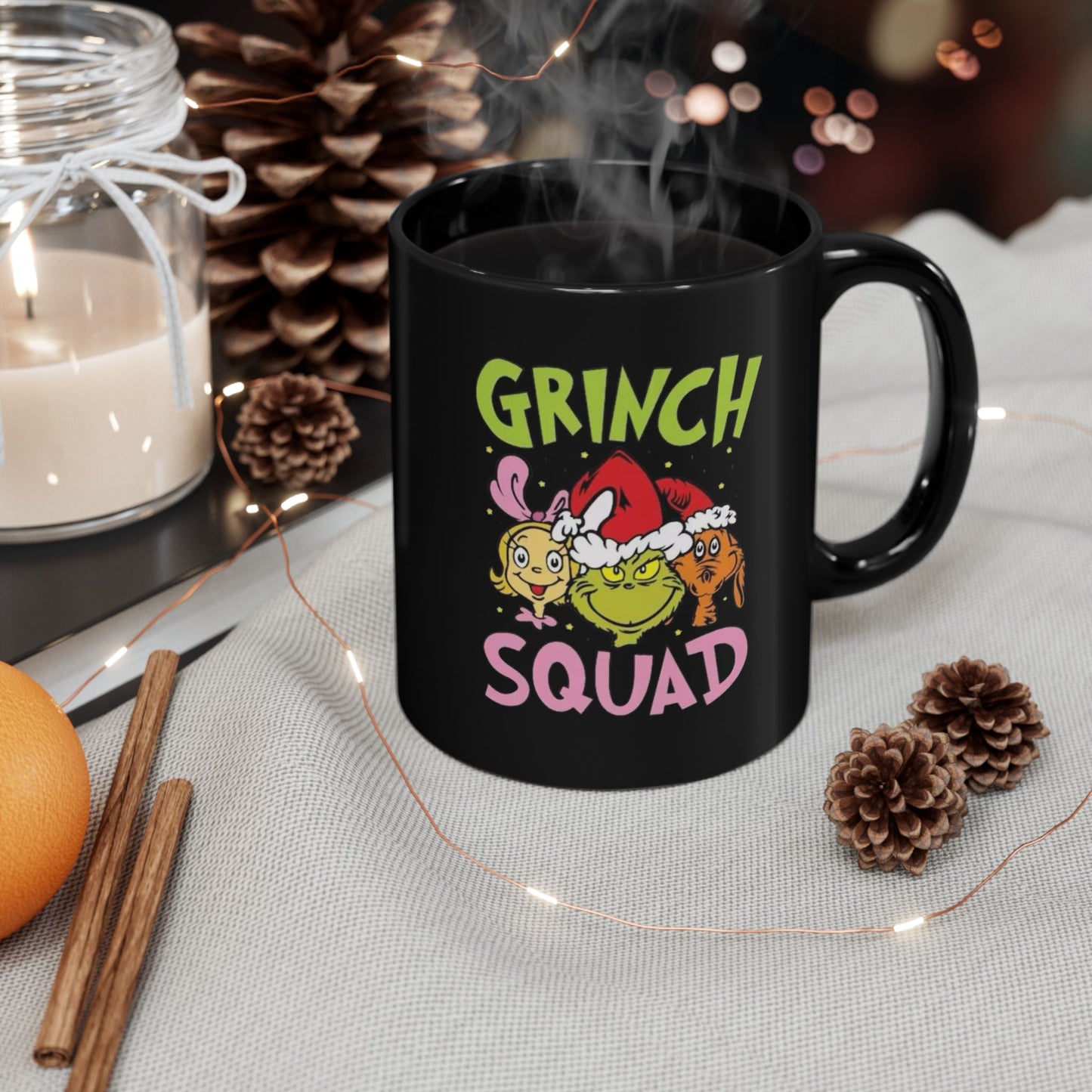 Christmas Grinch Squad Mugs