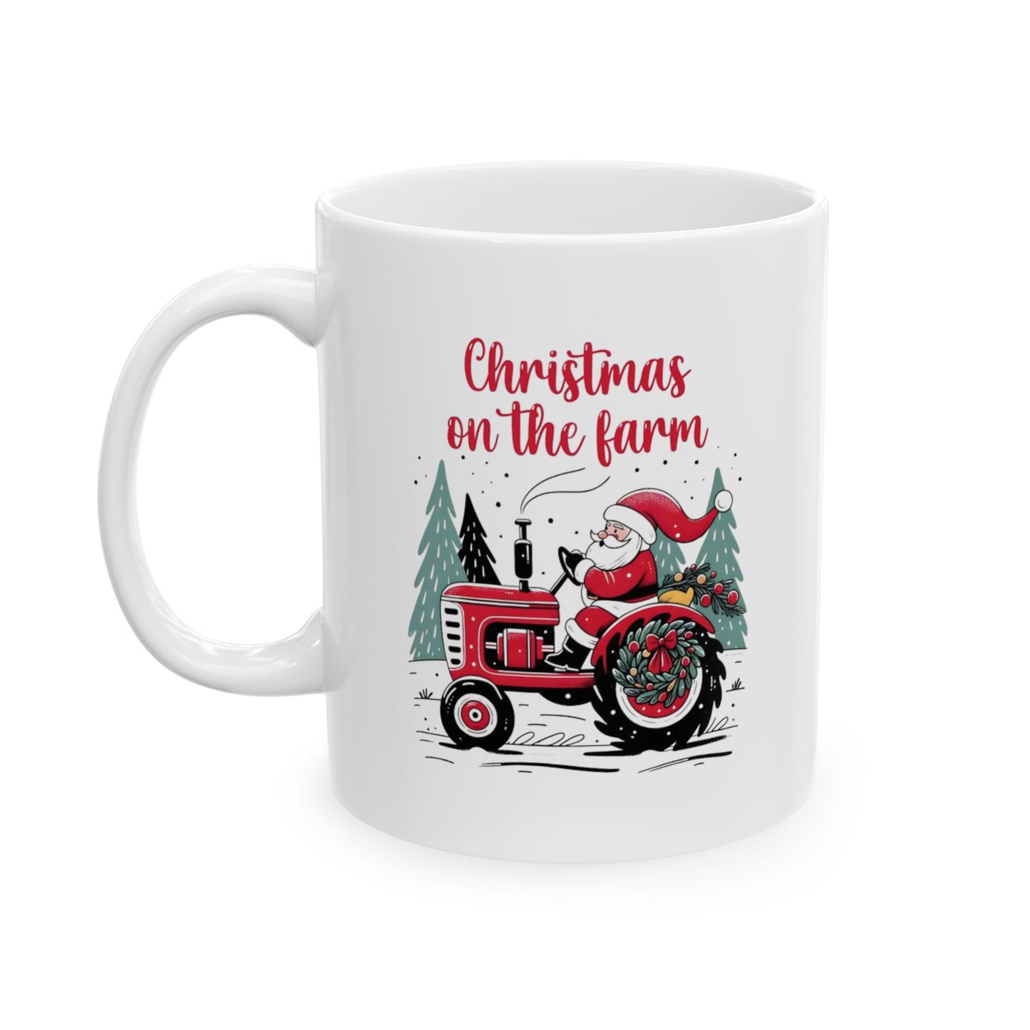 Christmas On The Farm Mugs