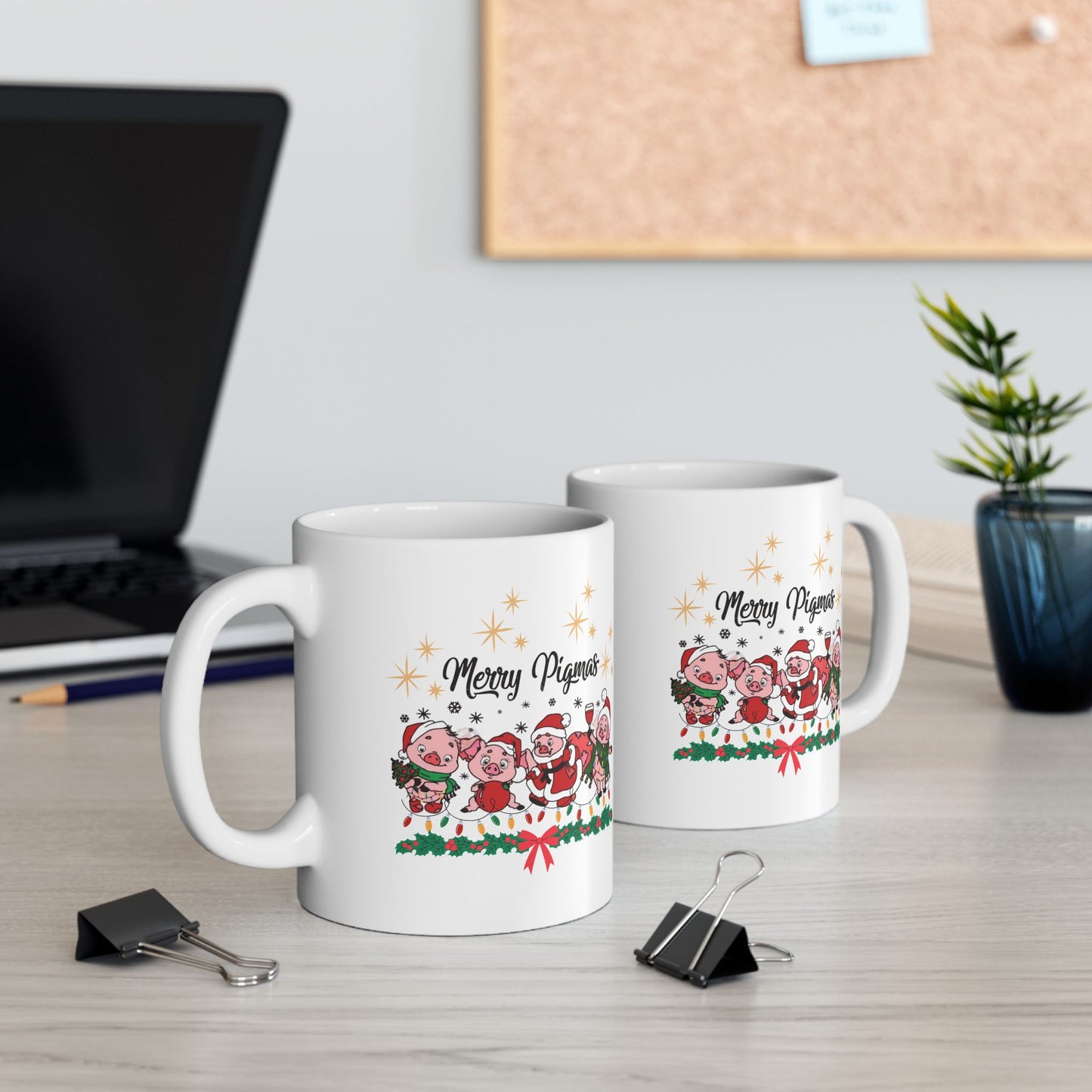 Merry Pigmas Mugs