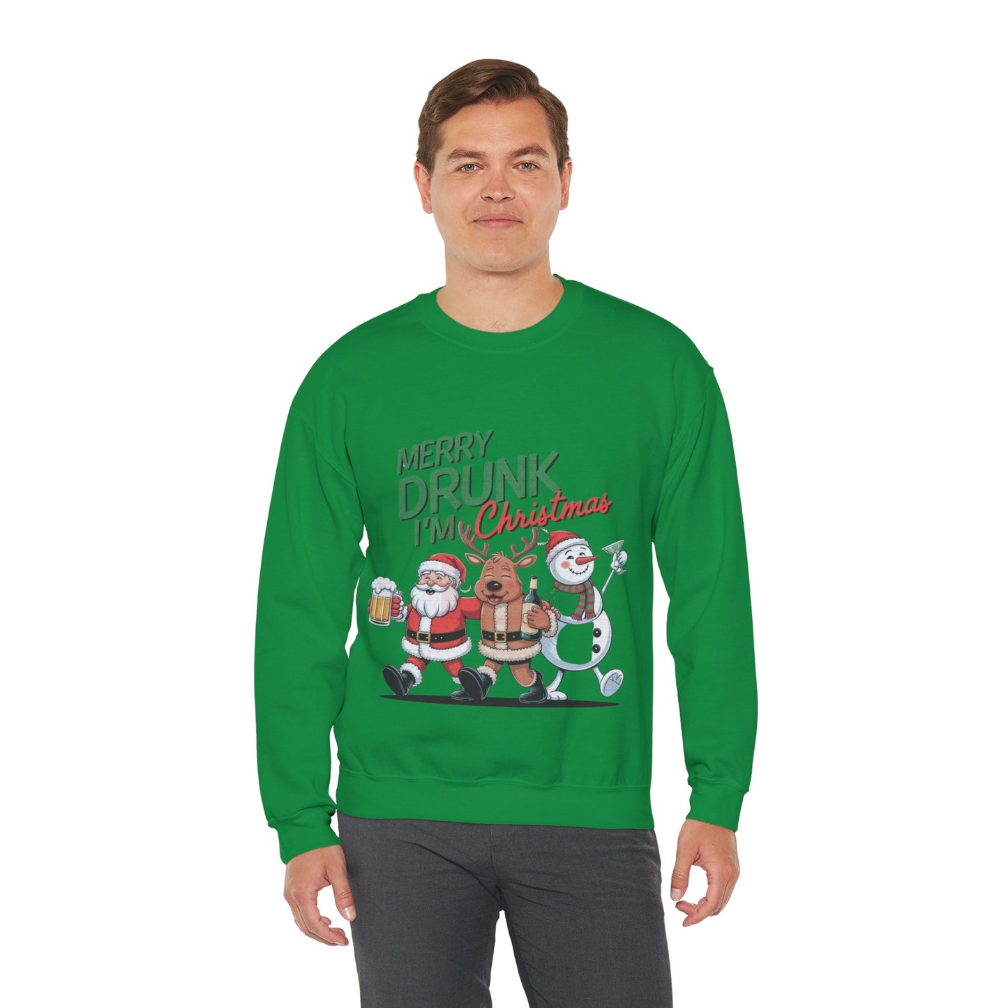 Merry Drunk I'm Christmas Sweatshirt