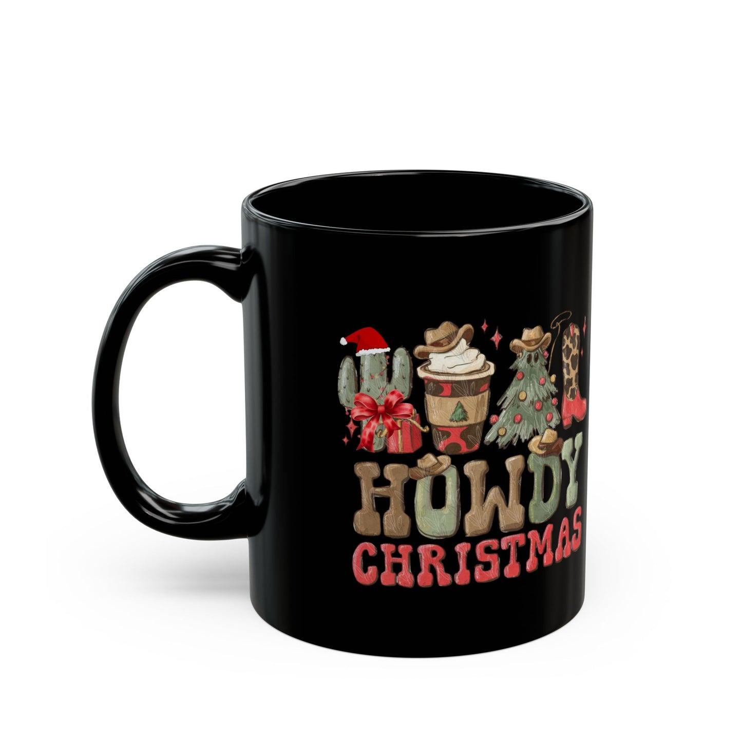 Howdy Christmas Mugs