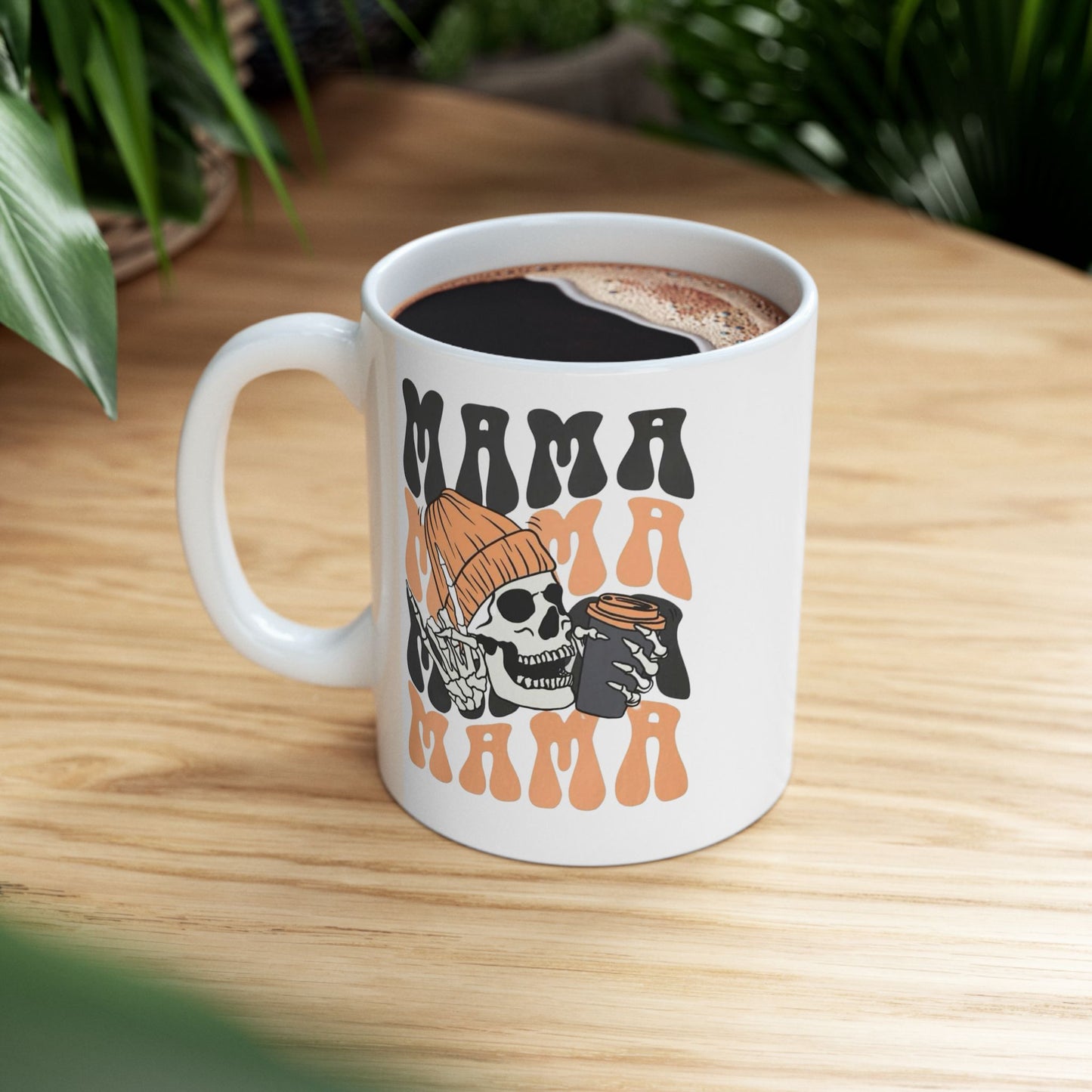 Mama Coffee Halloween Mugs