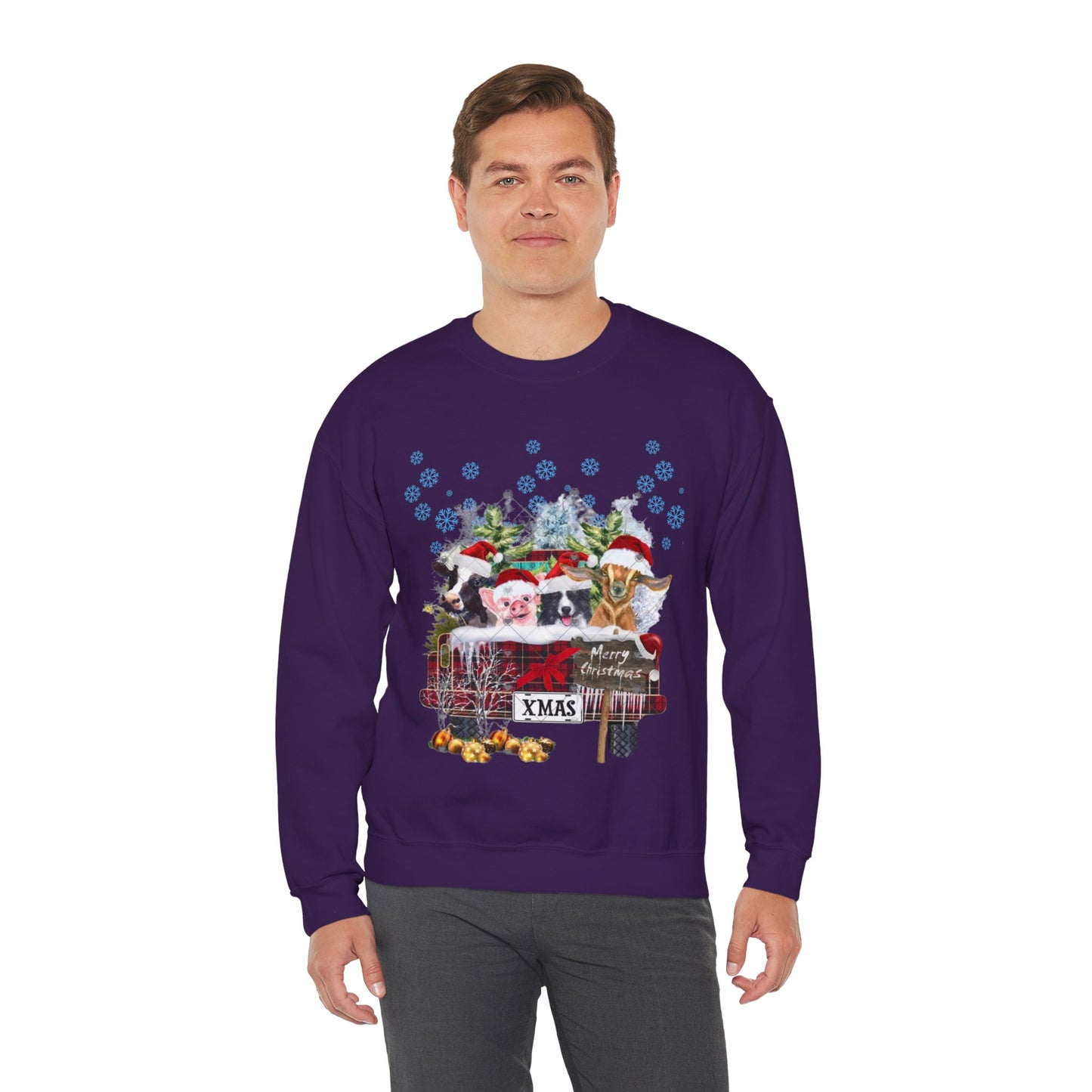 Funny Christmas Animals Sweatshirt