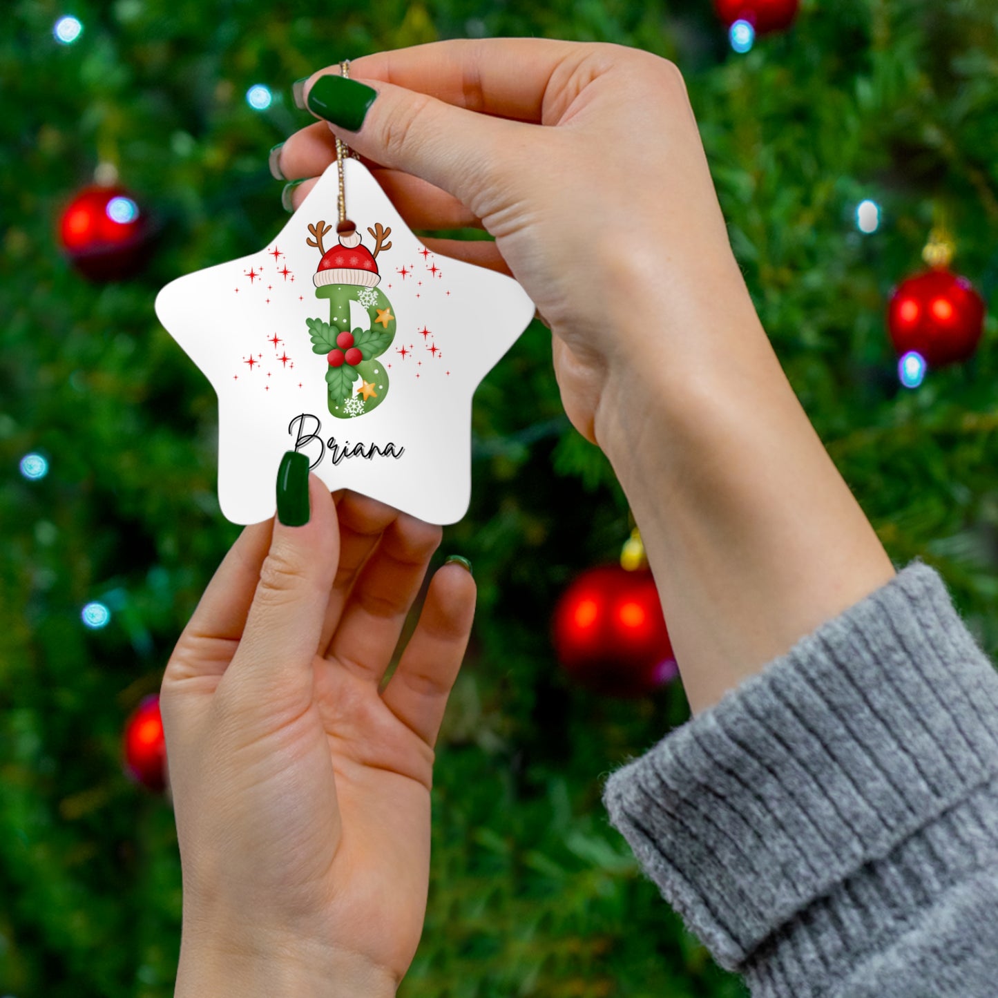 Family Christmas Name Ornament