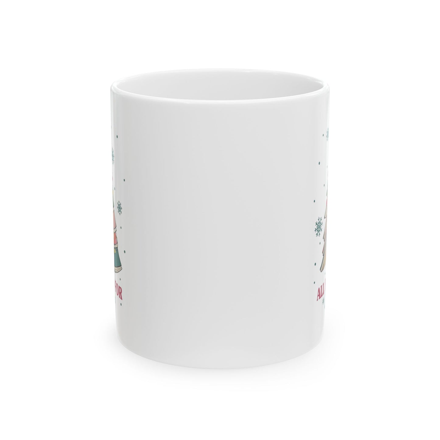 All Booked For Christmas Mugs