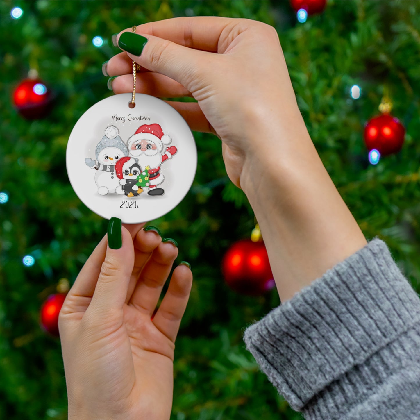 Merry Christmas 2024 Ornament