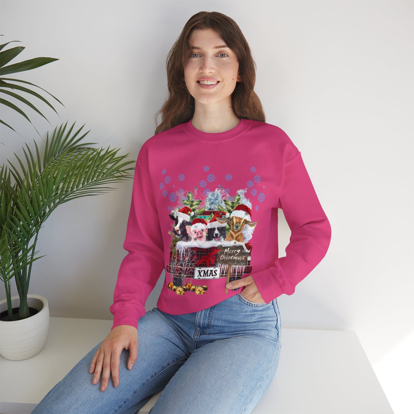 Funny Christmas Animals Sweatshirt