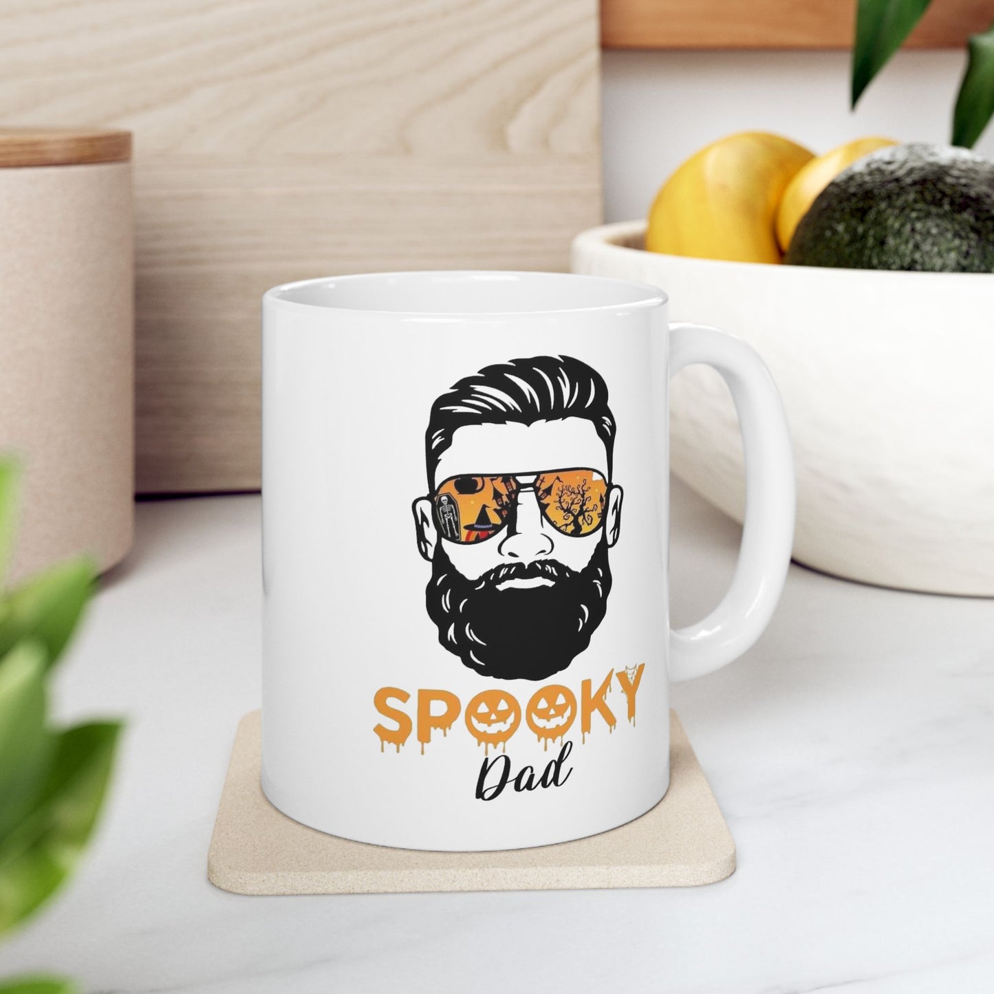 Matching Dad Halloween Mugs, Spooky Dad Mugs, Funny Halloween Mugs, Family Halloween Mugs, Couples Halloween Gift, Mugs Gift