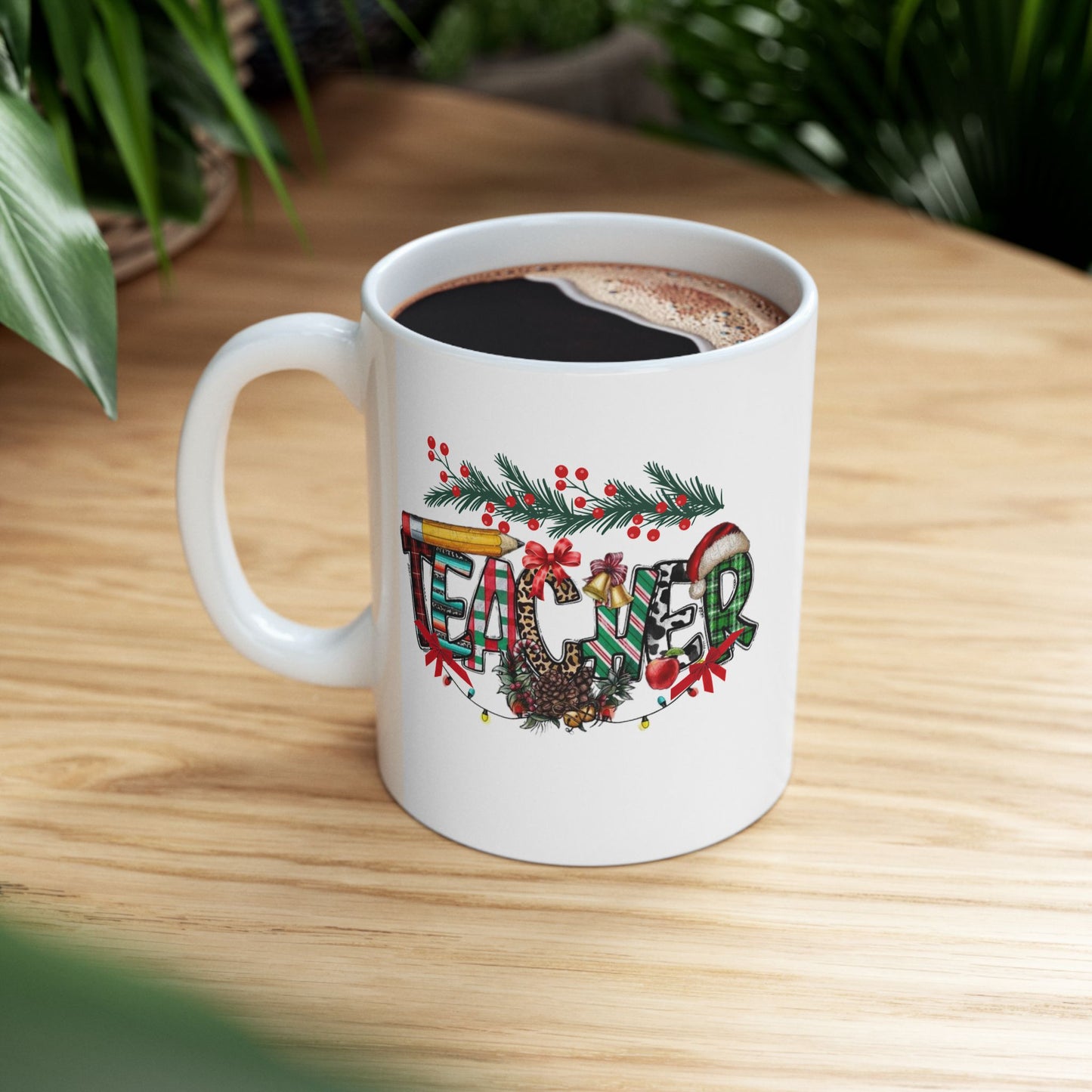 Teacher Christmas Mugs