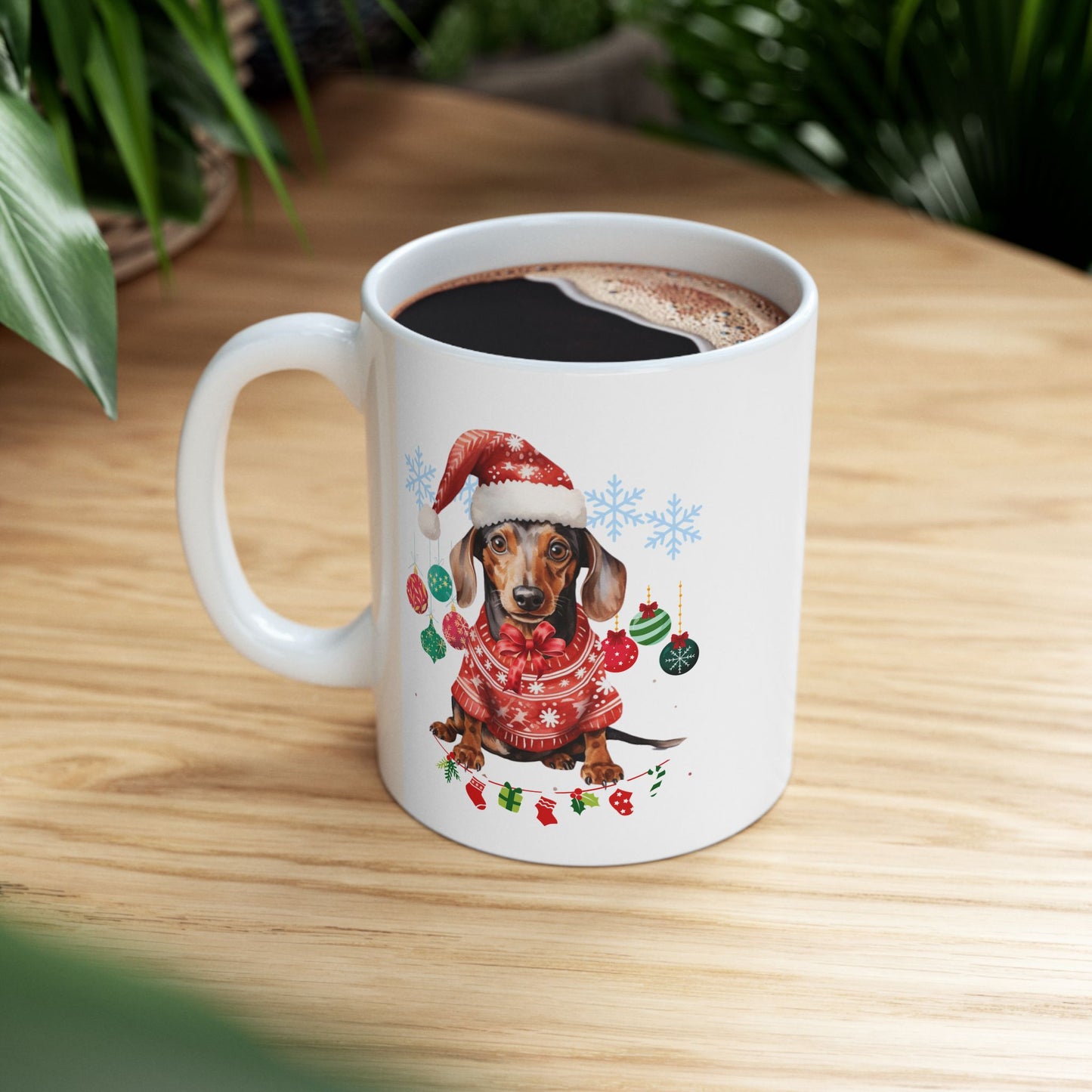 Funny Christmas Dogs Mugs