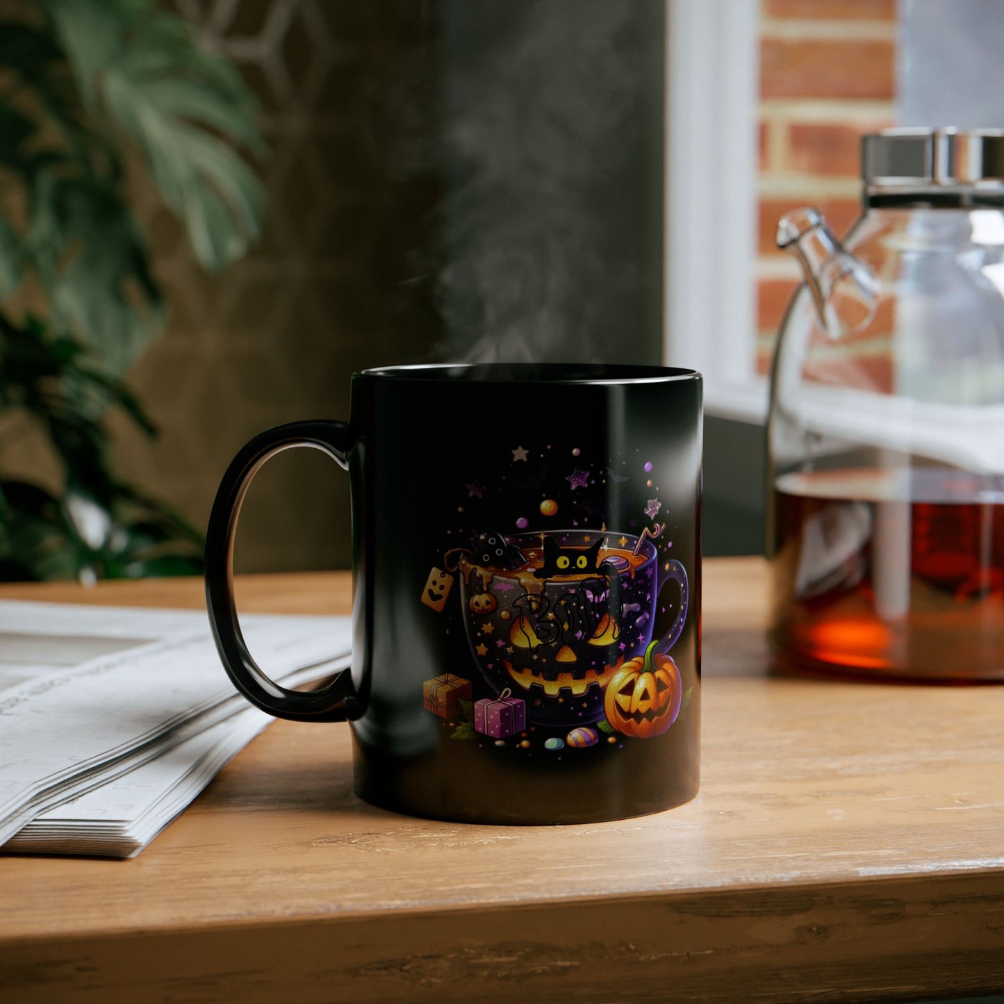 Its a Tea Mugs, Halloween Mugs Pumpkin