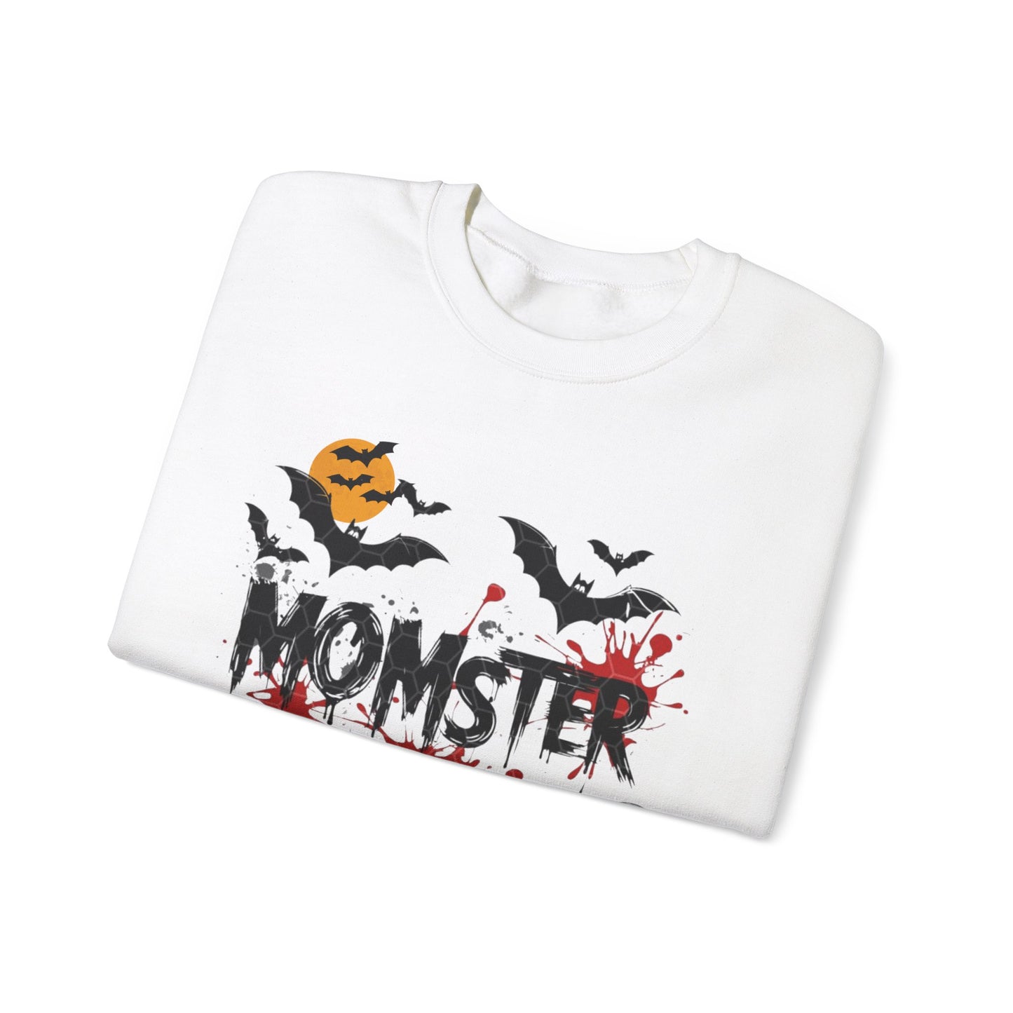 Momster Sweatshirt, Funny Halloween Crewneck Sweatshirts for Women