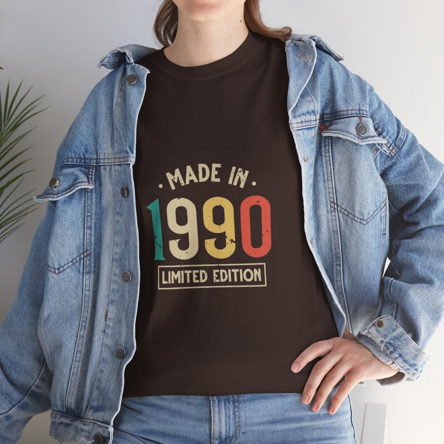 1990 Limited Edition Tee Unisex Heavy Cotton  - Retro Vintage Style