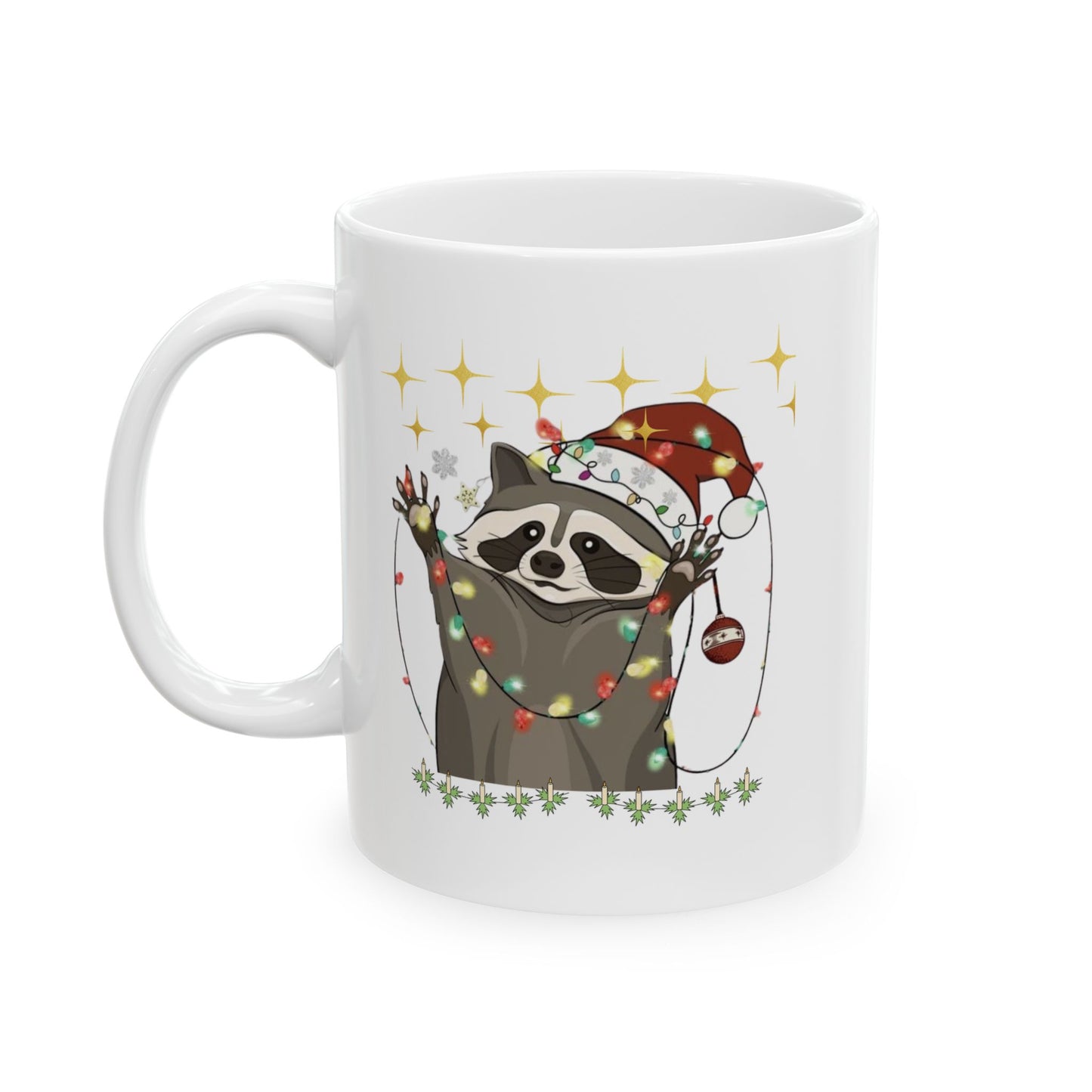 Christmas Racoon Mugs