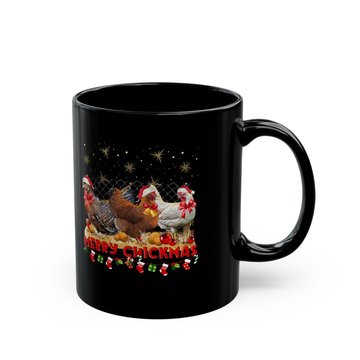 Merry Chickmas Mugs