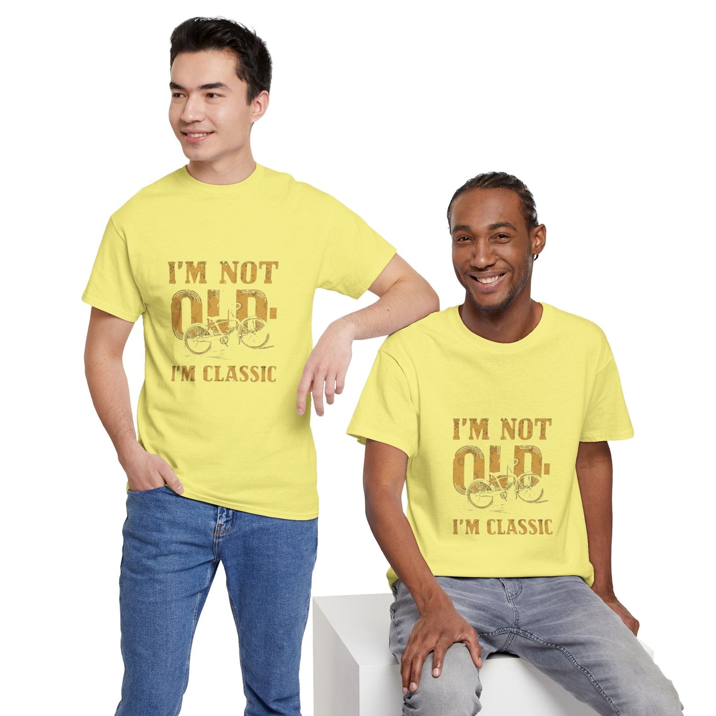I'm Not Old, I'm Classic Unisex Heavy Cotton Tee, Funny Birthday Gift