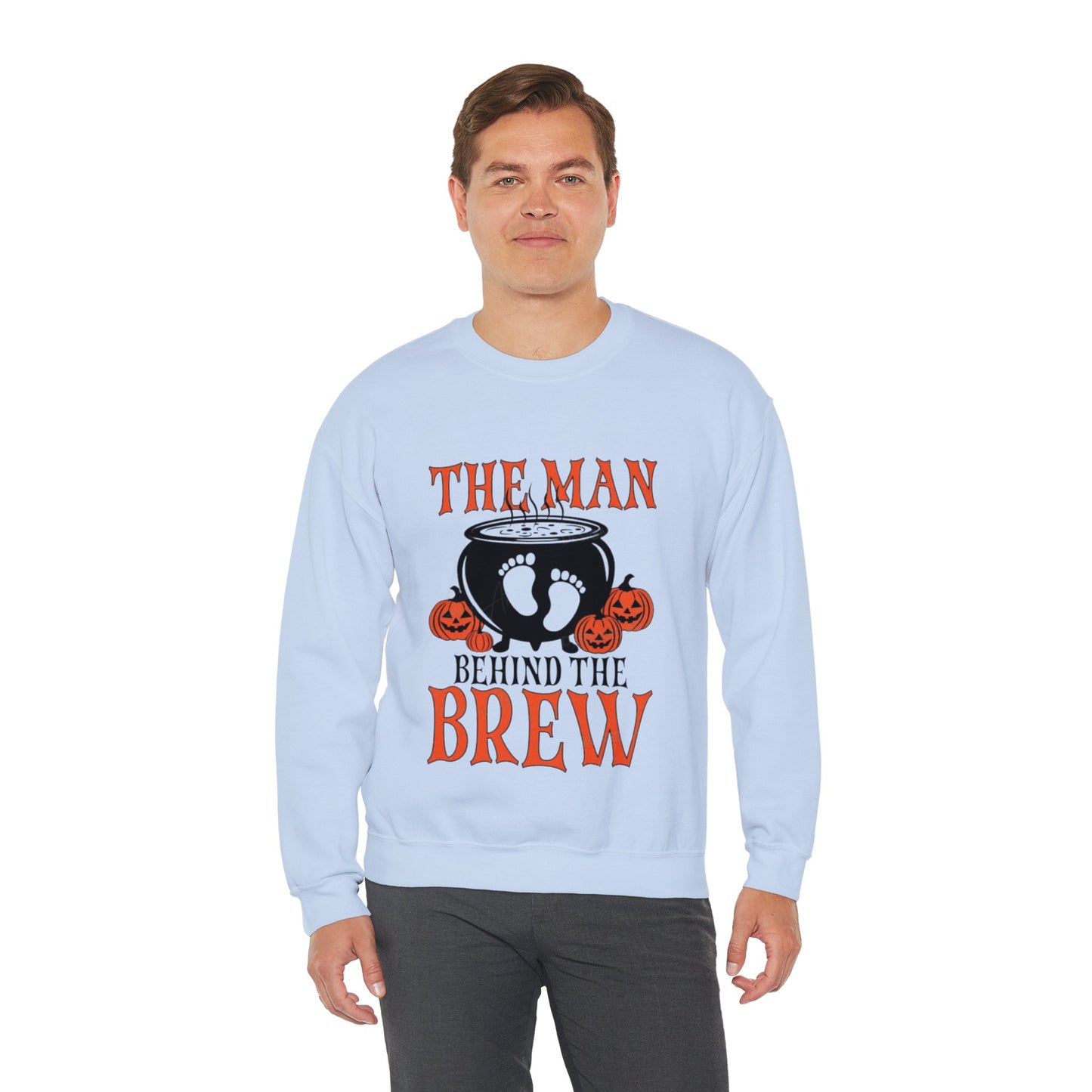 The Man Behind the Brew, Pregnancy Sweatshirt Gift, The Man Behind The Bump, Funny Sweatshirt, Mens Dad Shirt Baby, Gifts for Dad Pregnant