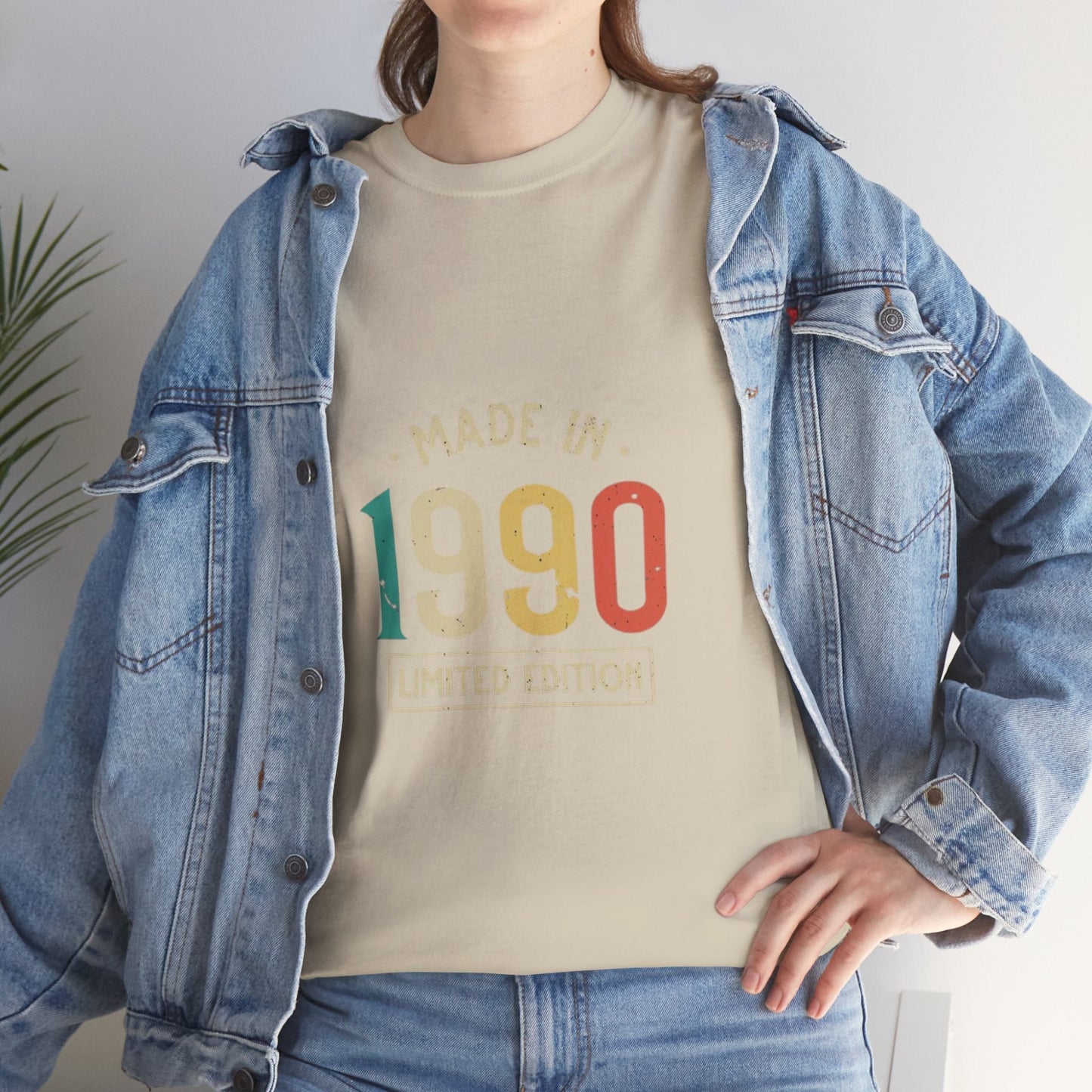 1990 Limited Edition Tee Unisex Heavy Cotton  - Retro Vintage Style