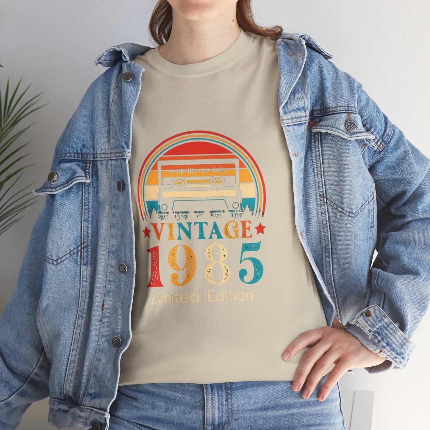 Vintage 1985 Limited Edition Tee Unisex Heavy Cotton Tee