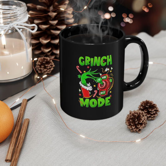 Grinch Mode On Christmas Mugs